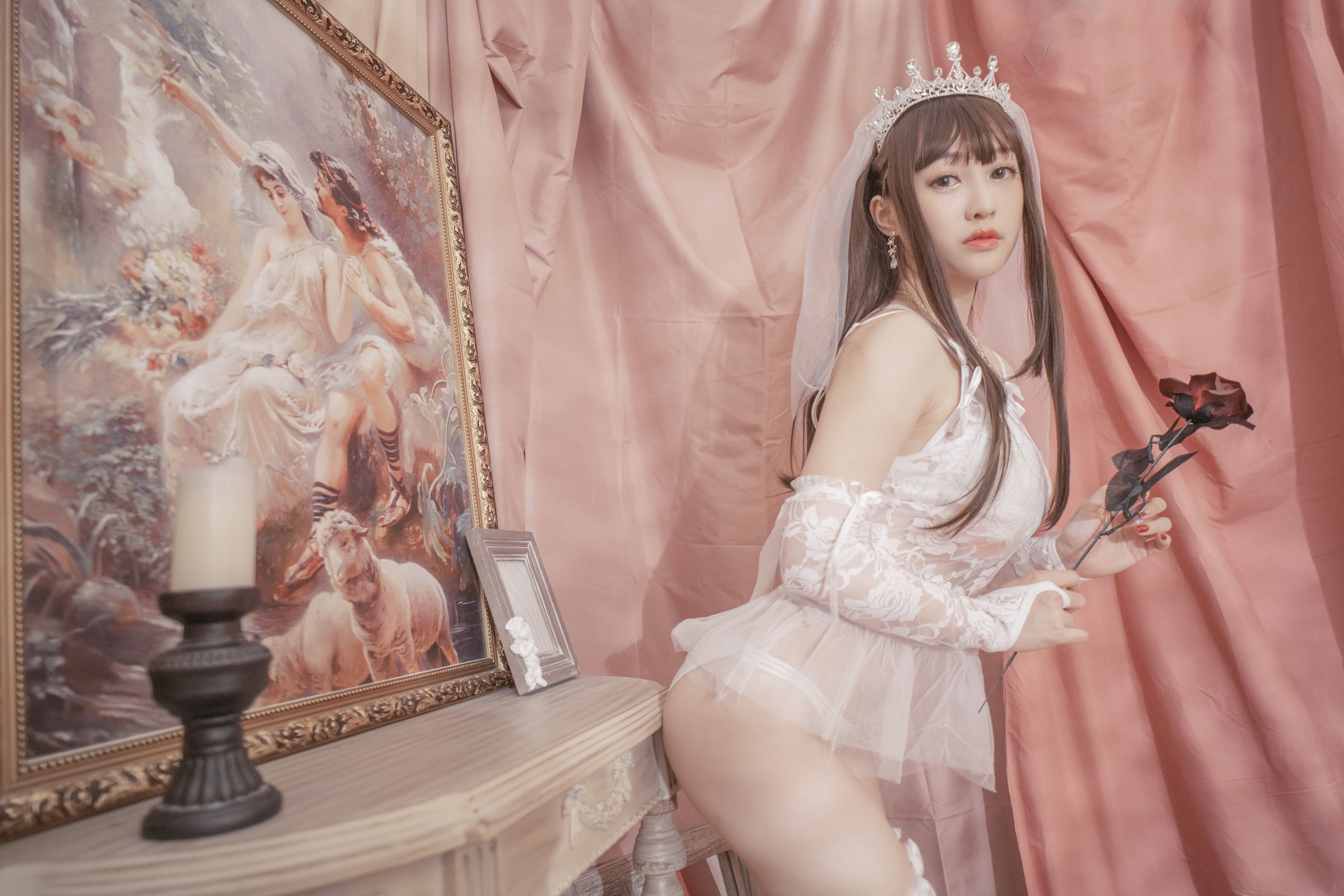 Internet Celebrity Coser Photobook] Anime Blogger Mizuki Removing Tail - Wedding Dress