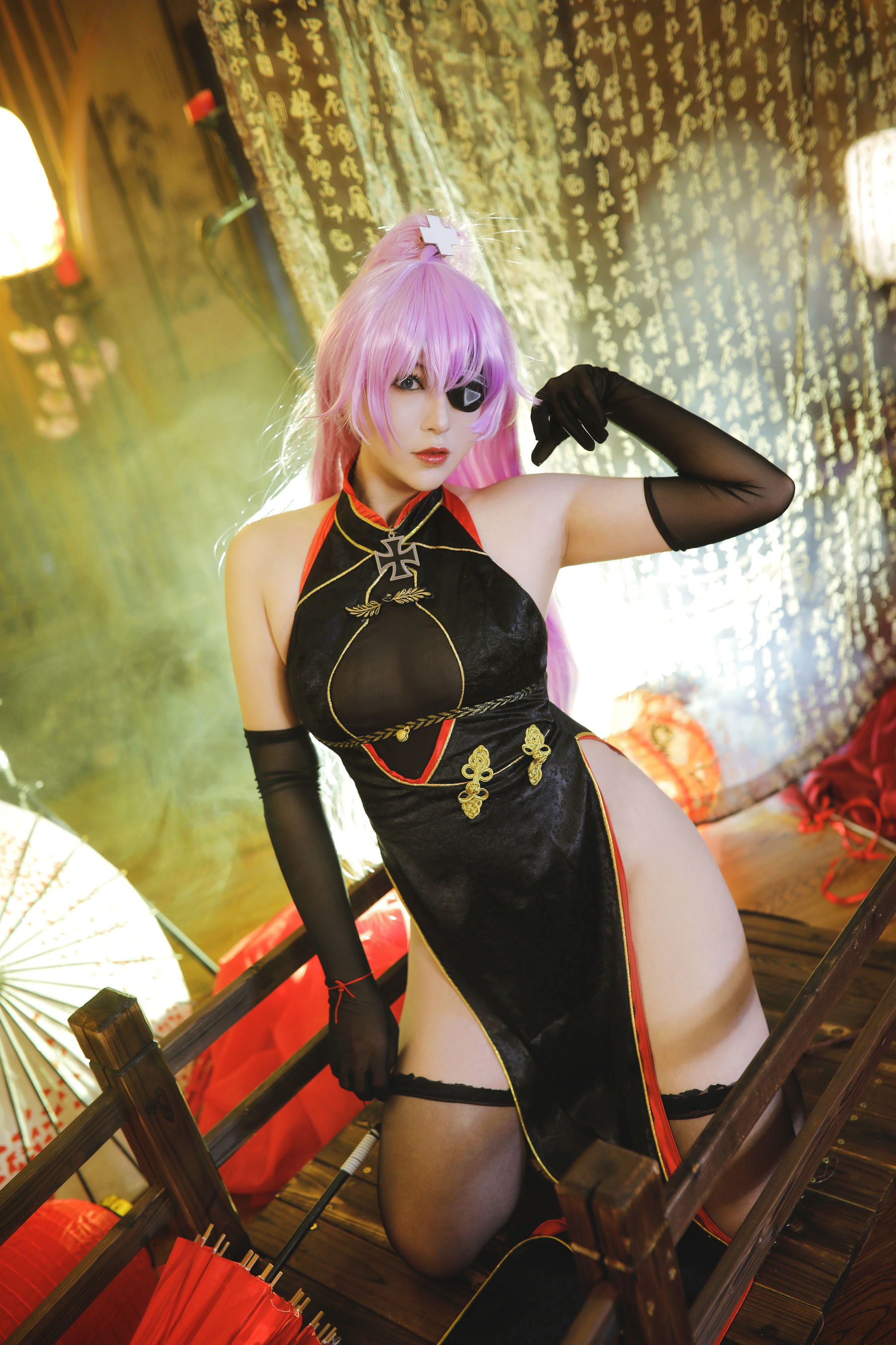 Ảnh chụp Coser Ngôi sao mạng] Xiao Rong Zi Gu Gu Gu - Scharnhorst Áo cờ