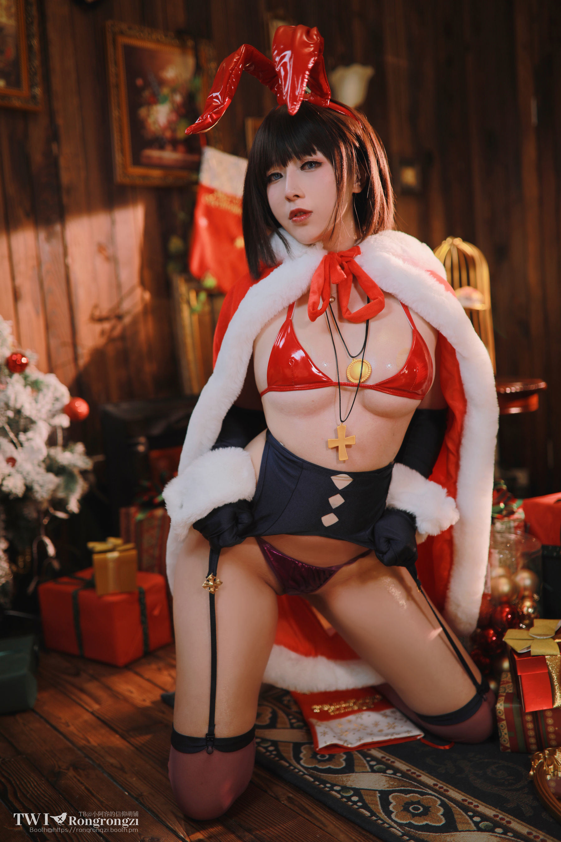 Internet Celebrity Coser Photobook] Xiao Rong Zi Gu Gu Gu - Mo Tarou Bunny Girl