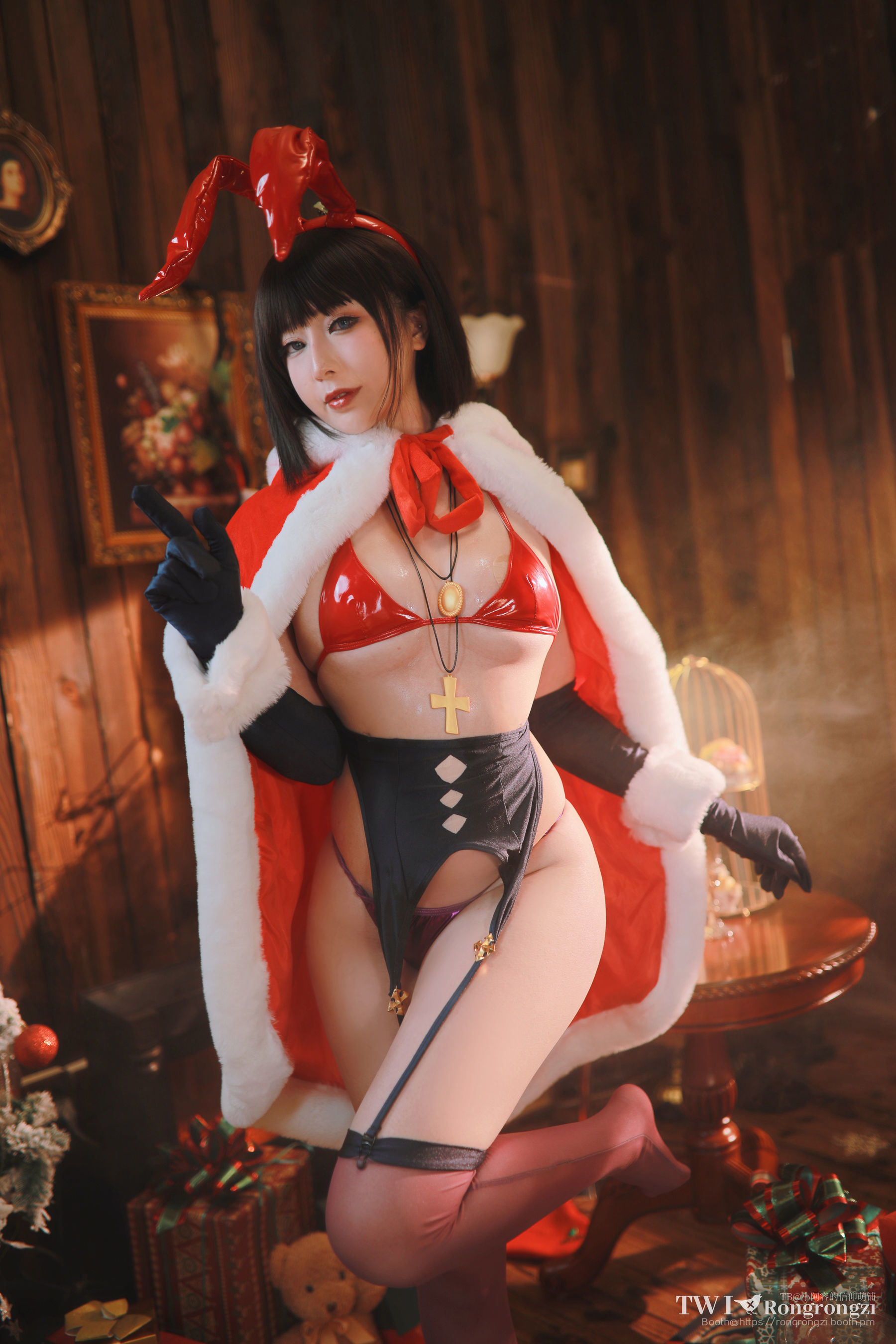 Internet Celebrity Coser Photobook] Xiao Rong Zi Gu Gu Gu - Mo Tarou Bunny Girl