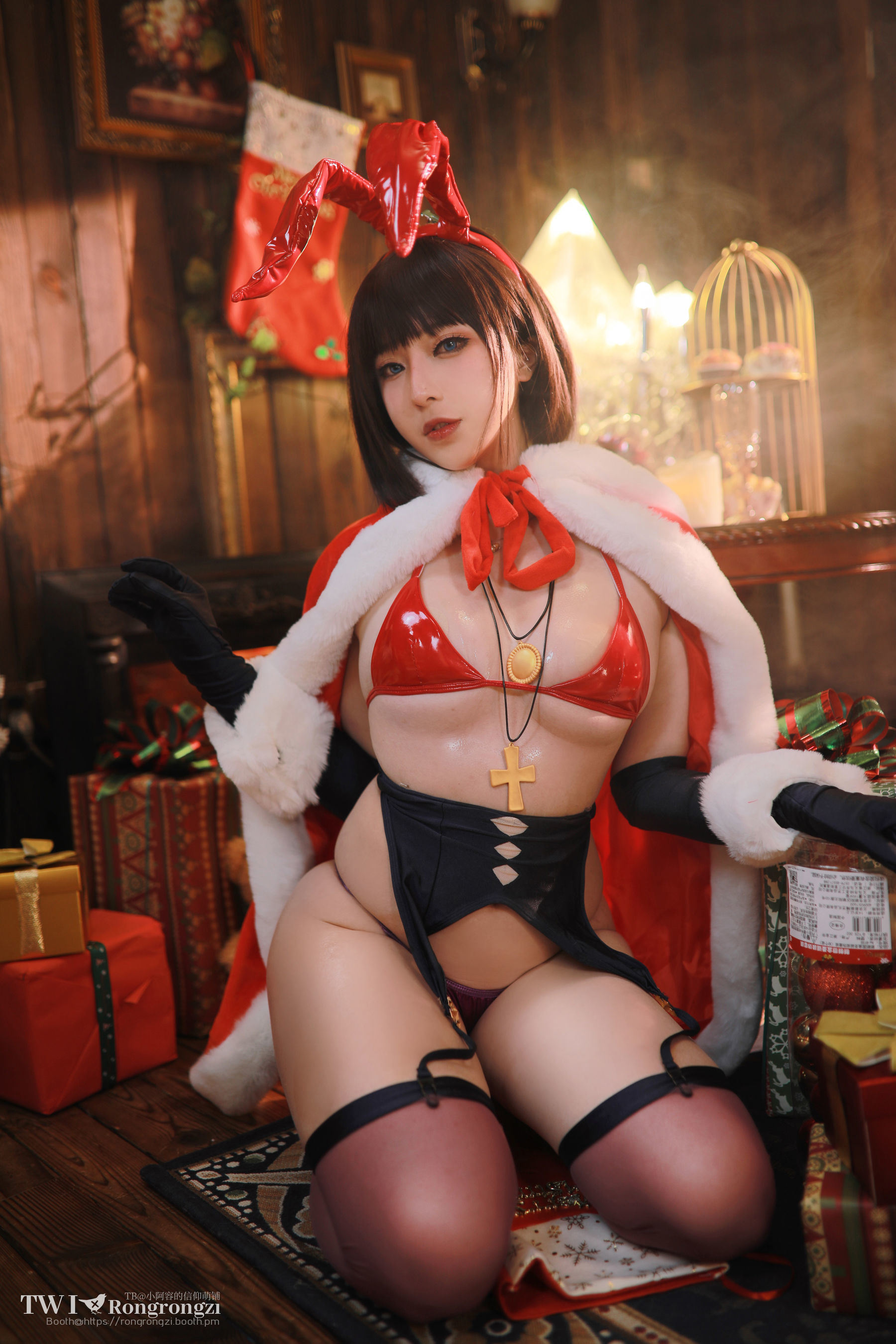 Internet Celebrity Coser Photobook] Xiao Rong Zi Gu Gu Gu - Mo Tarou Bunny Girl