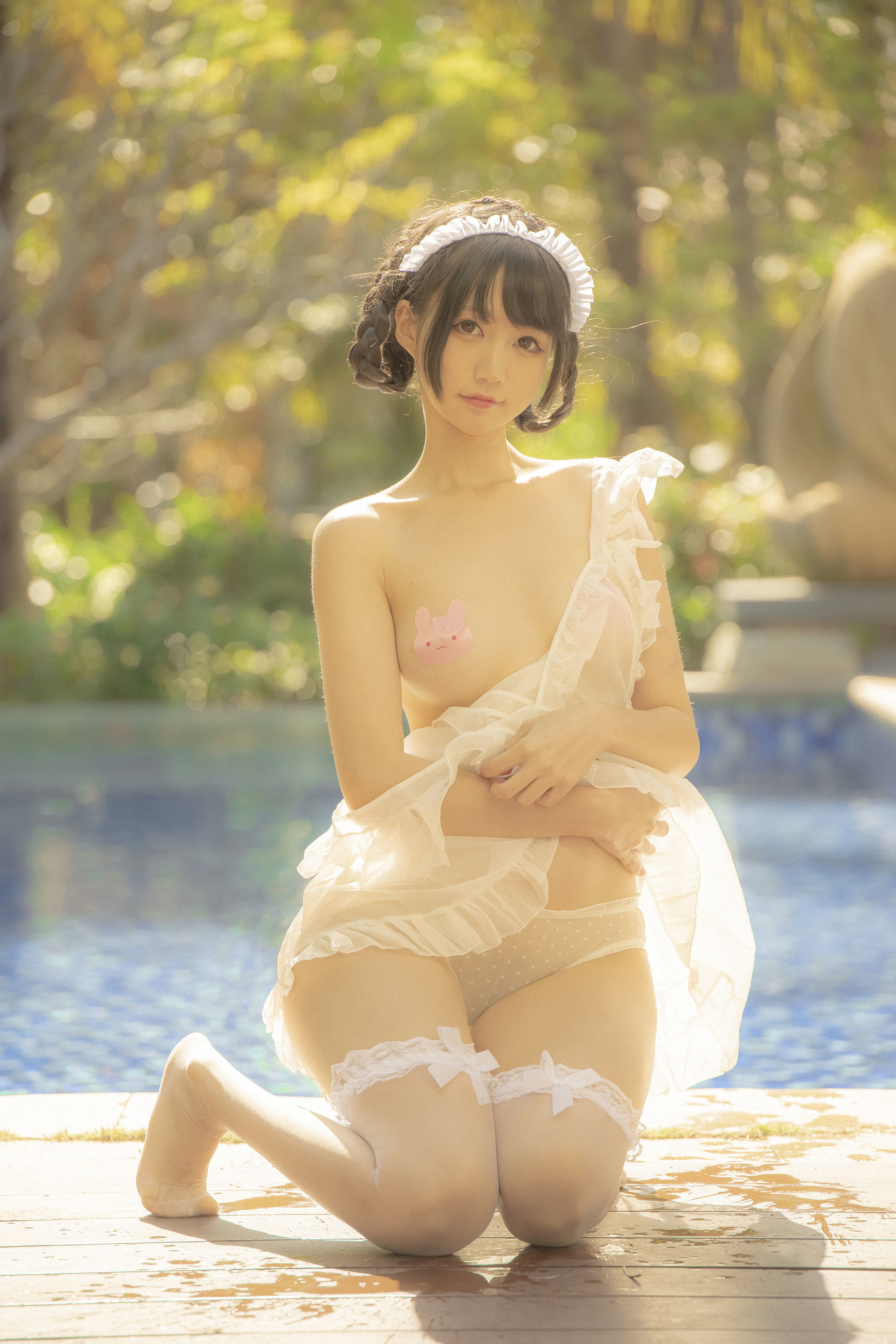 Internet Celebrity Coser Photobook] NAGISA Monster Meow - Maid's Summer