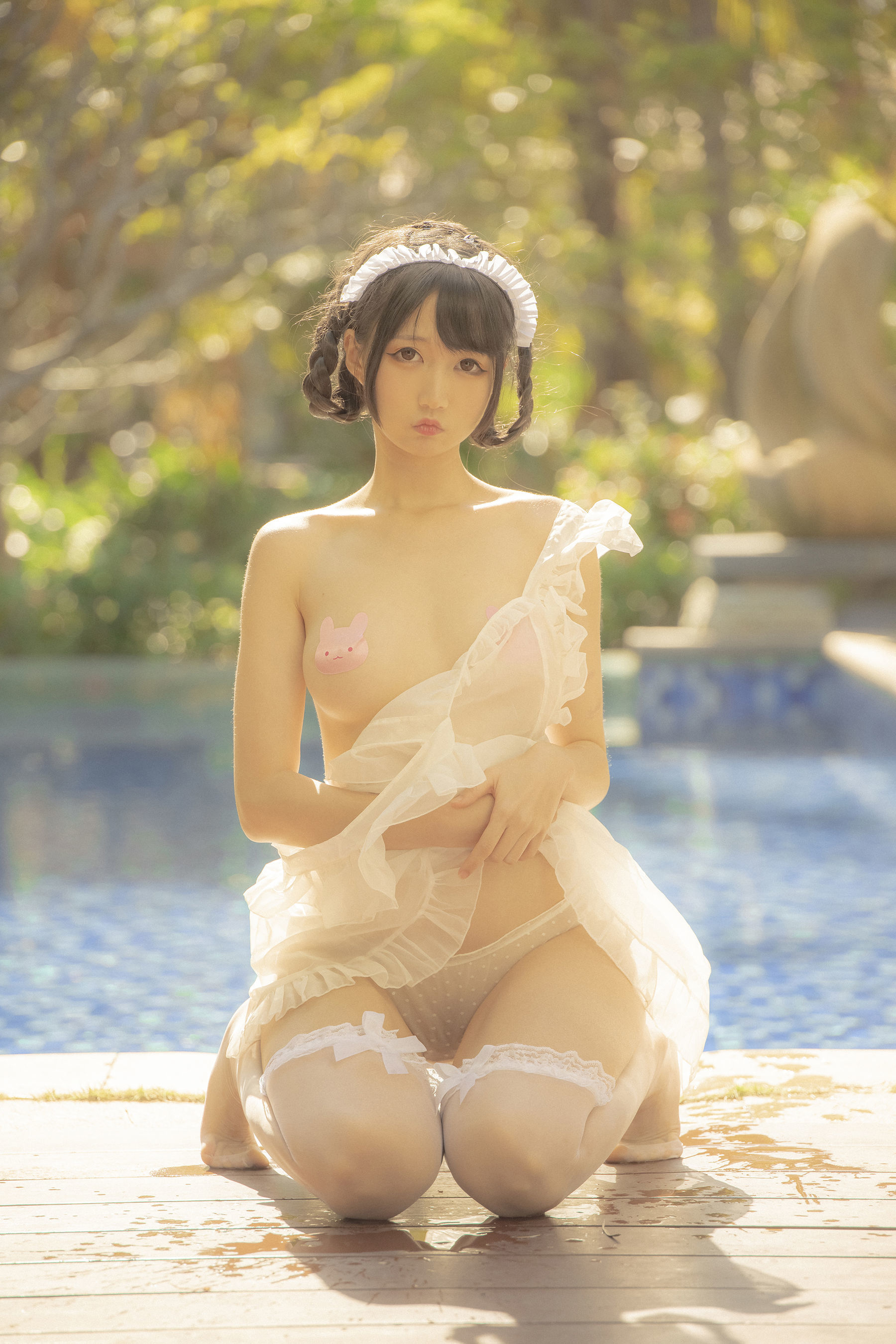 Internet Celebrity Coser Photobook] NAGISA Monster Meow - Maid's Summer