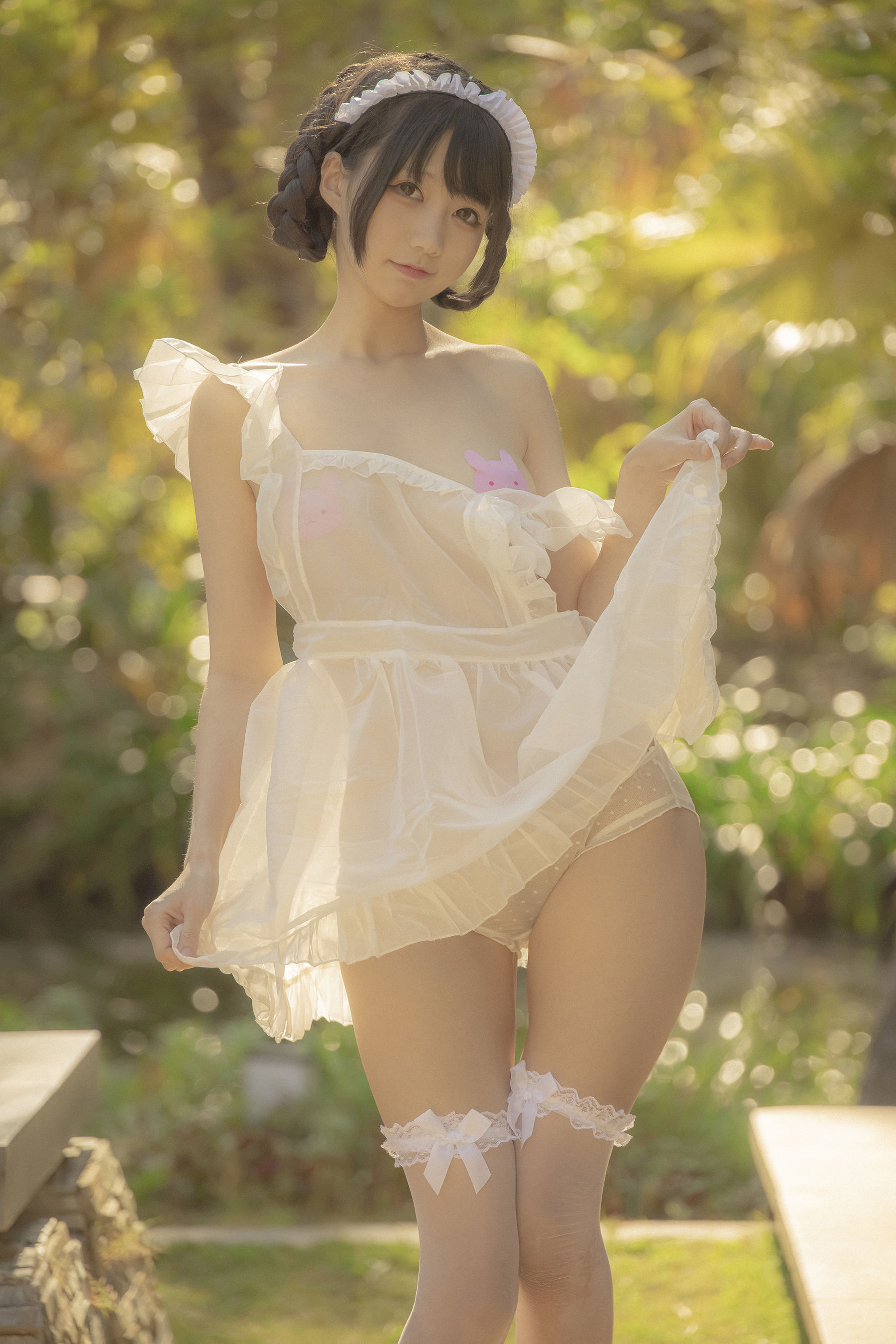 Internet Celebrity Coser Photobook] NAGISA Monster Meow - Maid's Summer