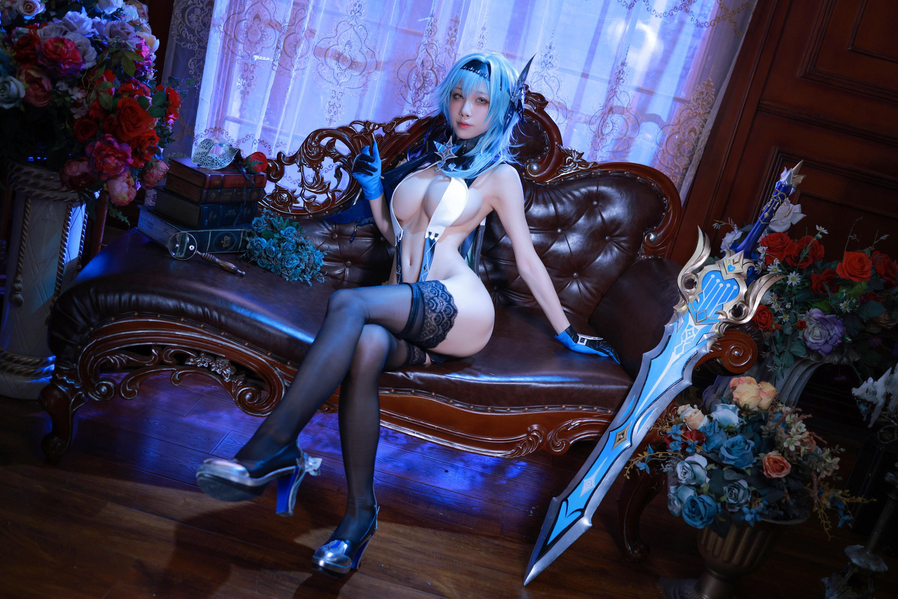 Shui Miao Aqua Vol. 094: Genshin Impact Eula 90 Photos