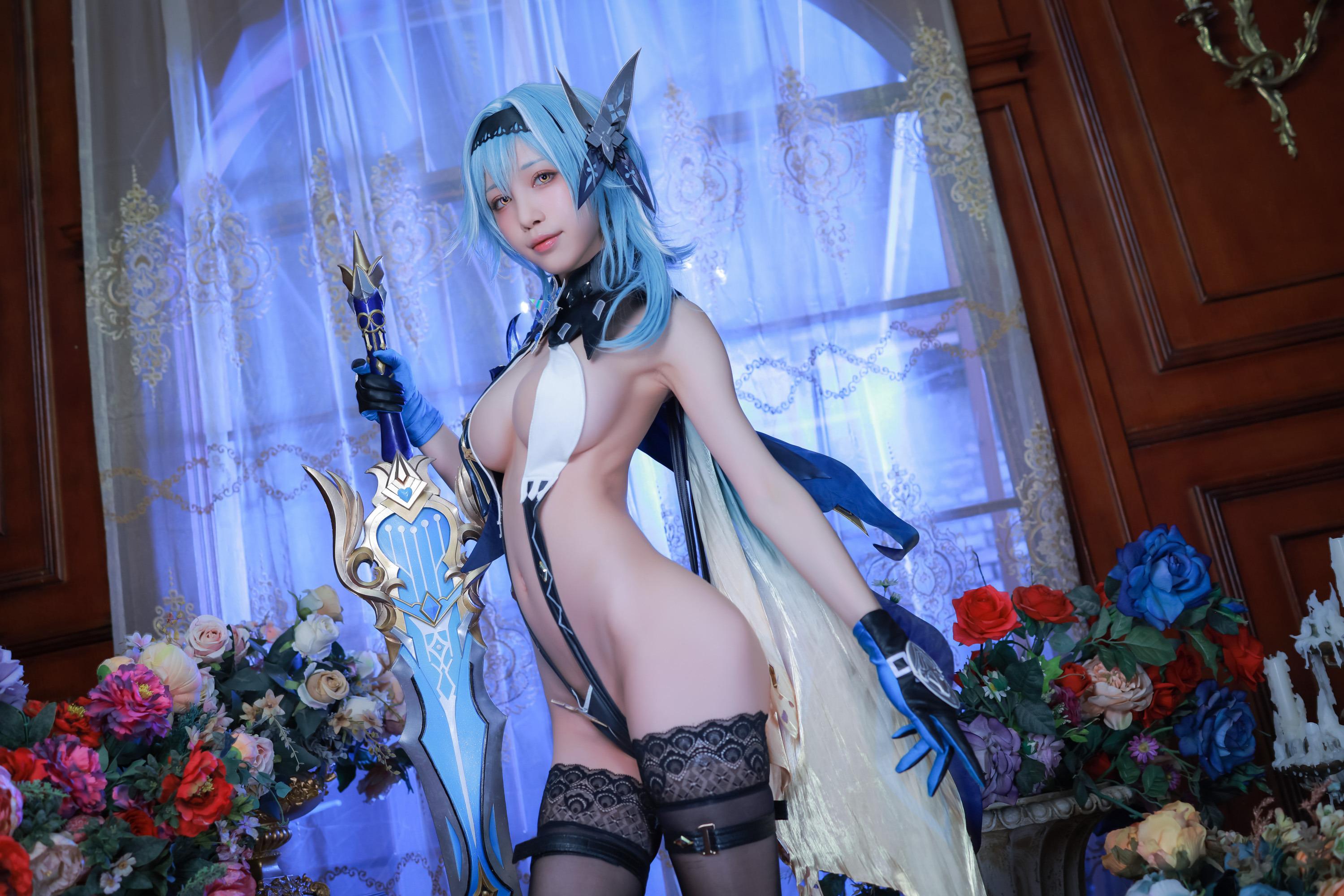 Shui Miao Aqua Vol. 094: Genshin Impact Eula 90 Photos