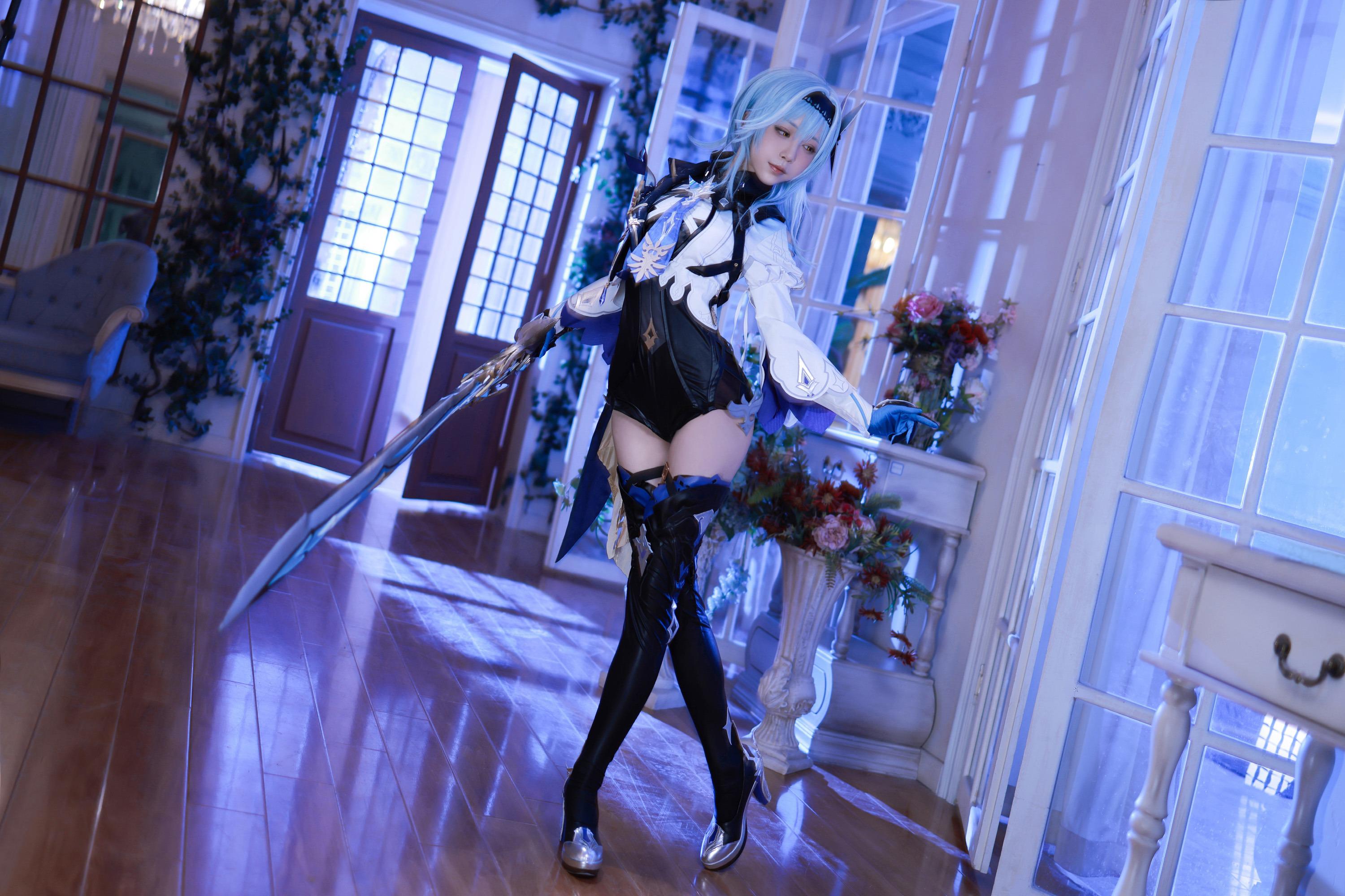 Shui Miao Aqua Vol. 094: Genshin Impact Eula 90 Photos
