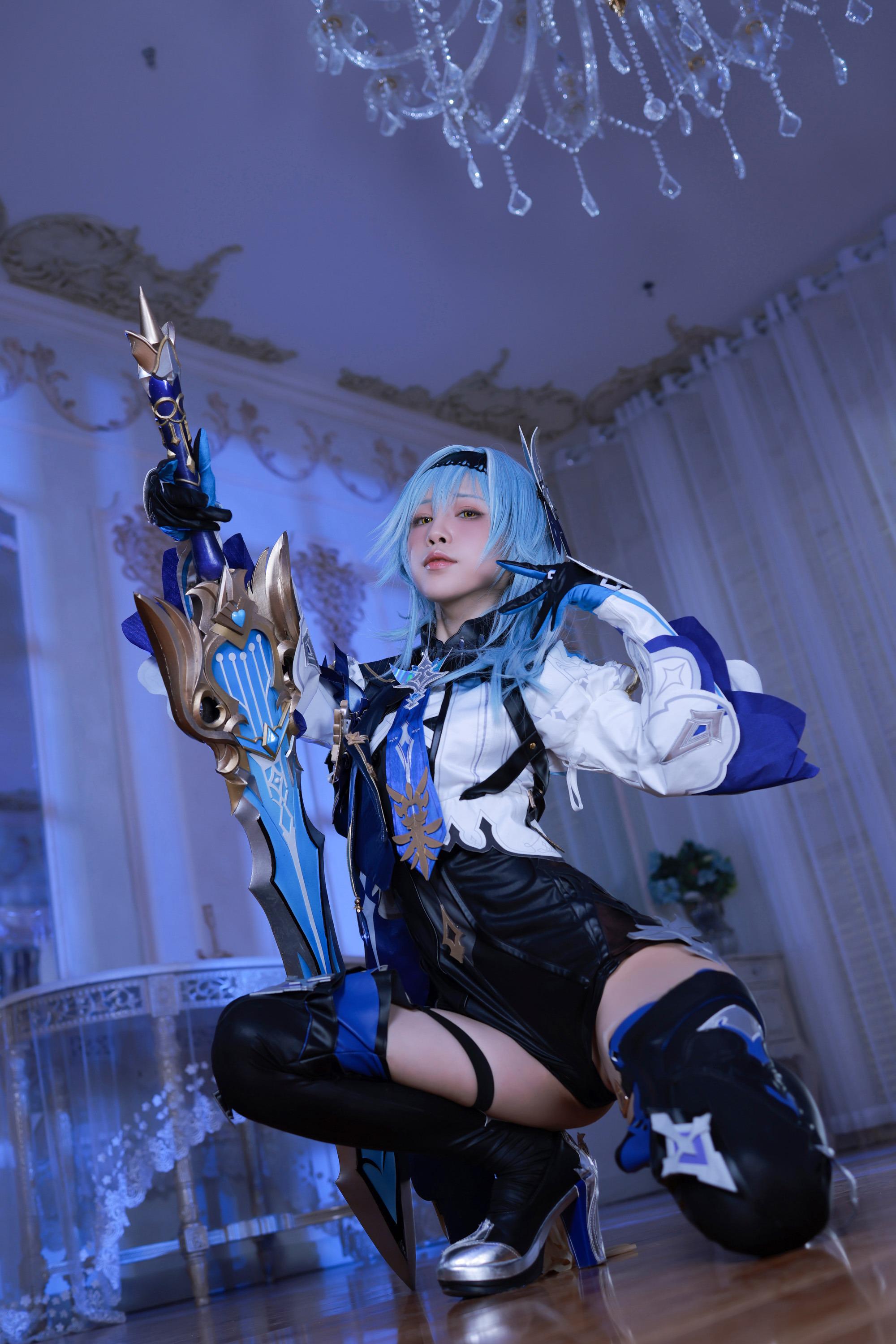 Shui Miao Aqua Vol. 094: Genshin Impact Eula 90 Photos