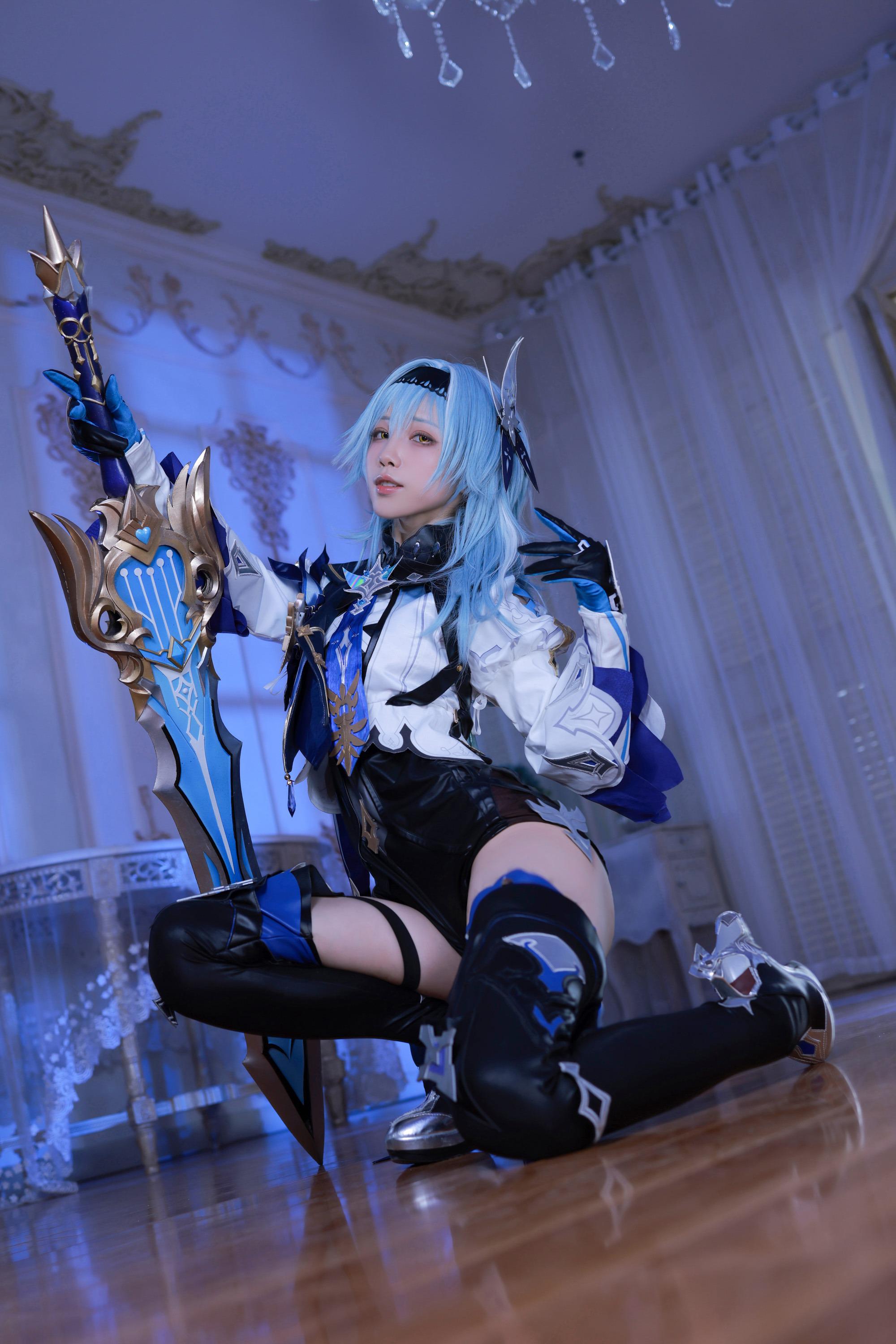 Shui Miao Aqua Vol. 094: Genshin Impact Eula 90 Photos