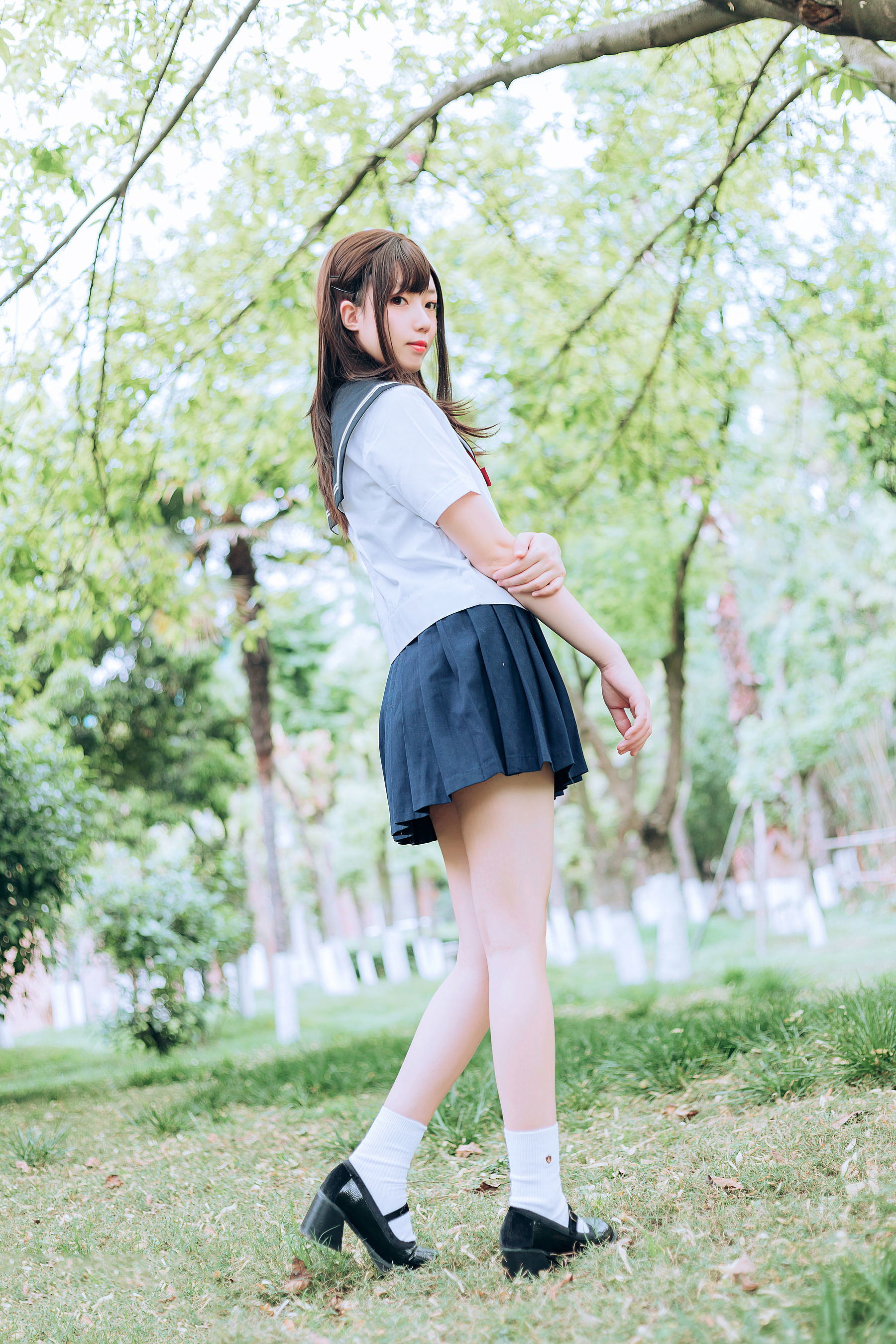 Miao Tang Phim] VOL.446 Xanh Lá JK Bộ Ảnh