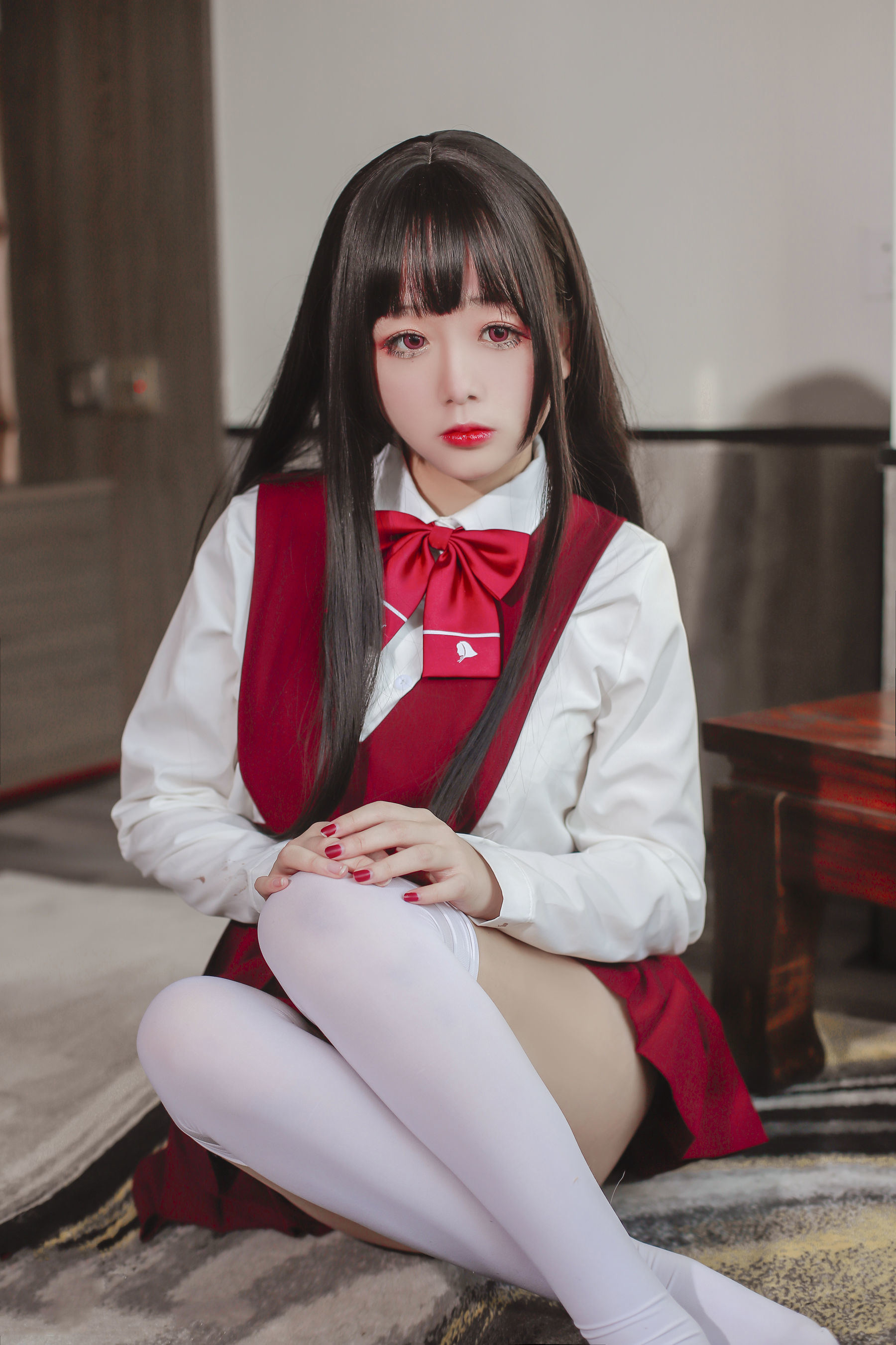 Miao Tang Điện Ảnh] VOL.450 Một bộ váy đỏ Bộ ảnh