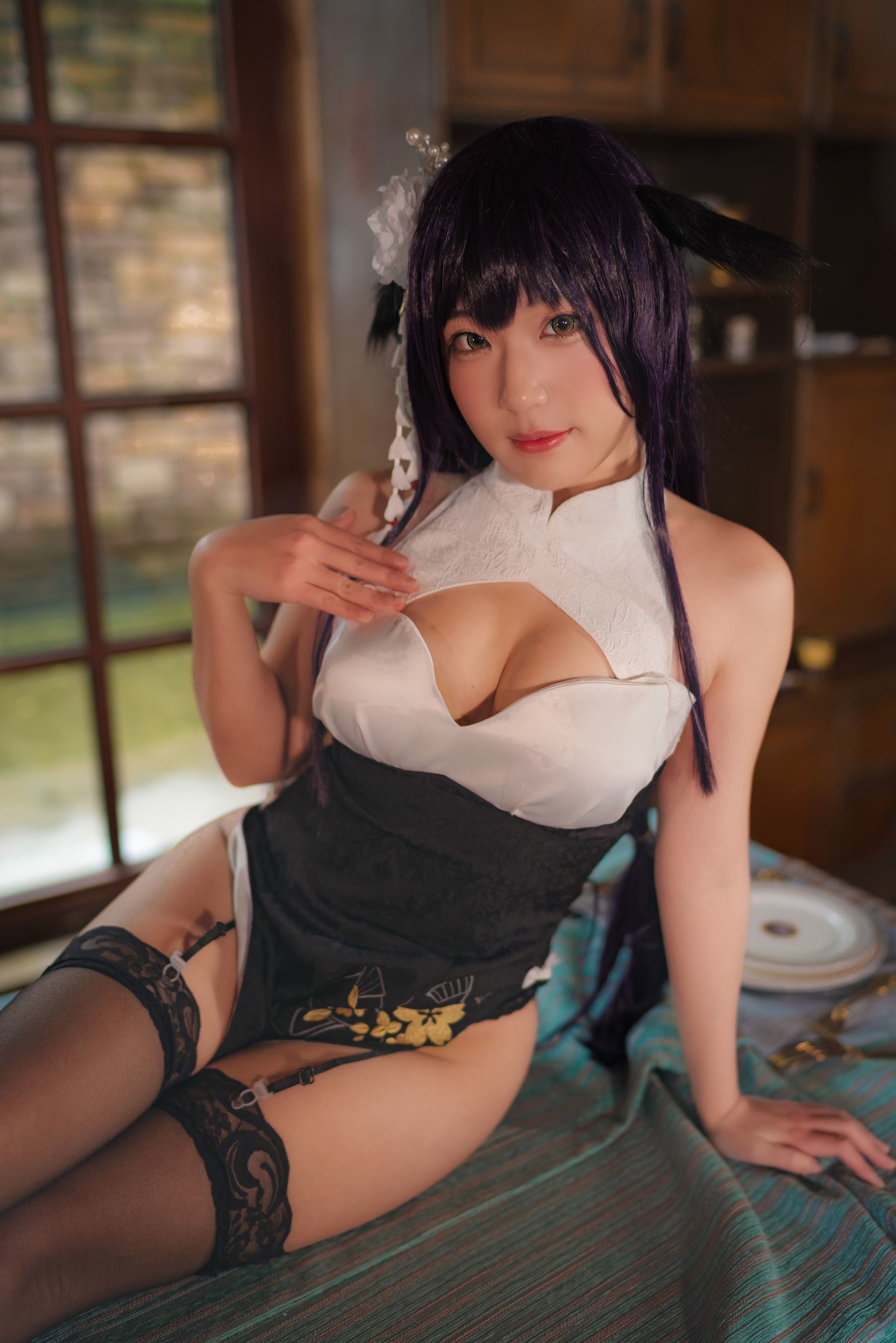 網紅COSER寫真] 動漫博主米姆彌美 - 碧藍航線 吾妻 旗袍