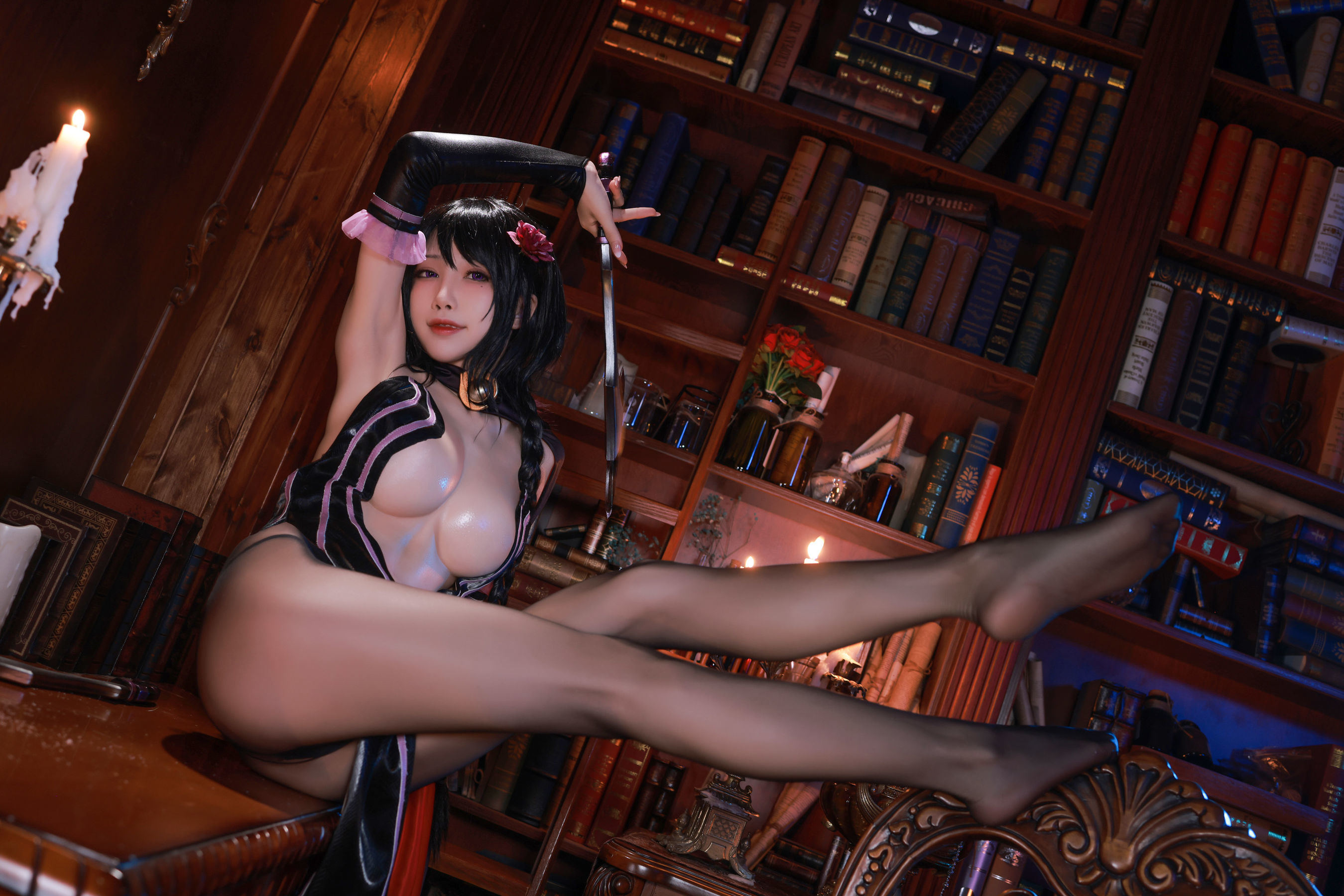 Ảnh cosplay của netizen nổi tiếng] Blogger anime Thủy Miêu Aqua - Liệp Trường Giả