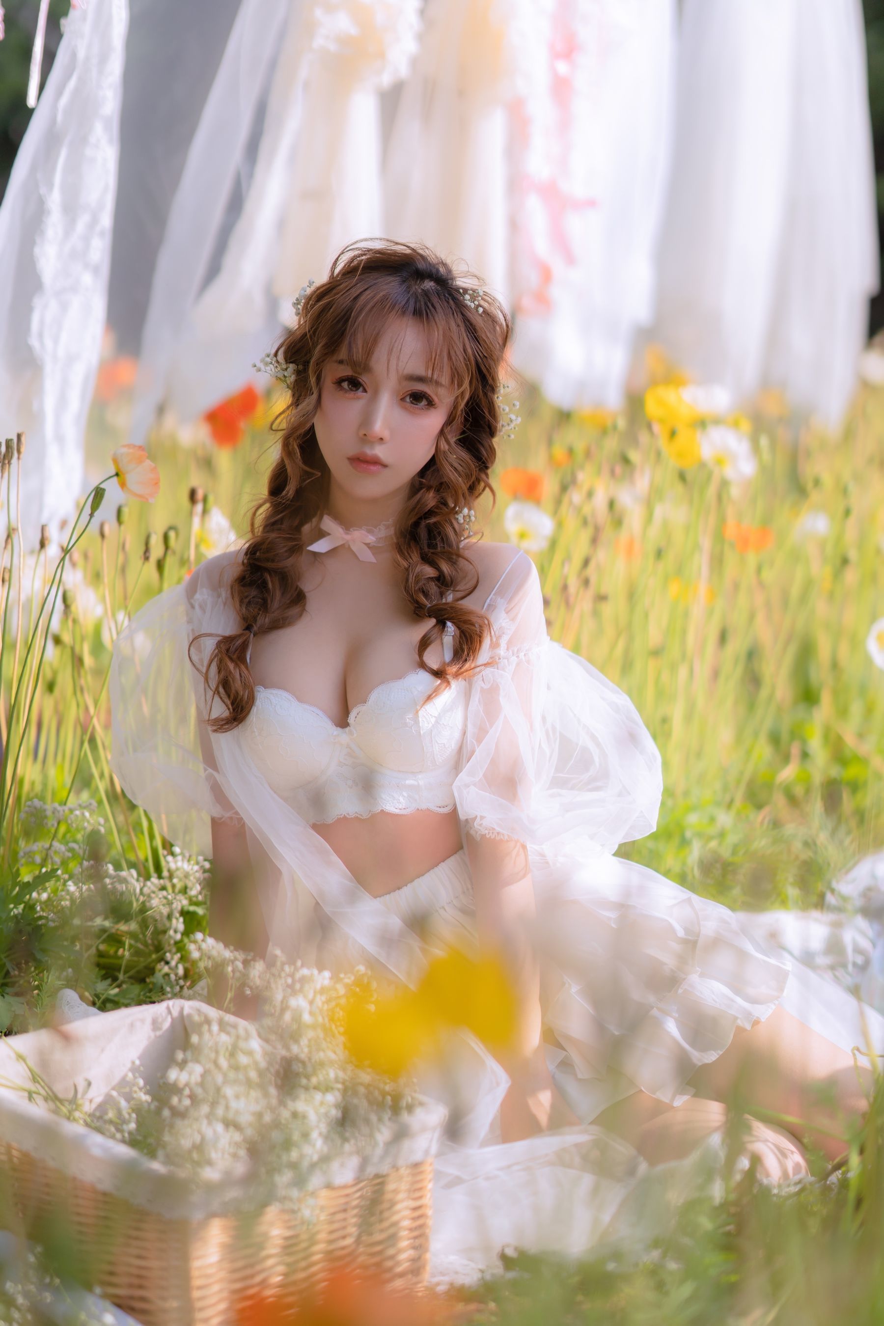 網紅COSER寫真] 鬥魚米線線sama寫真 - 夏日限定 曬衣服