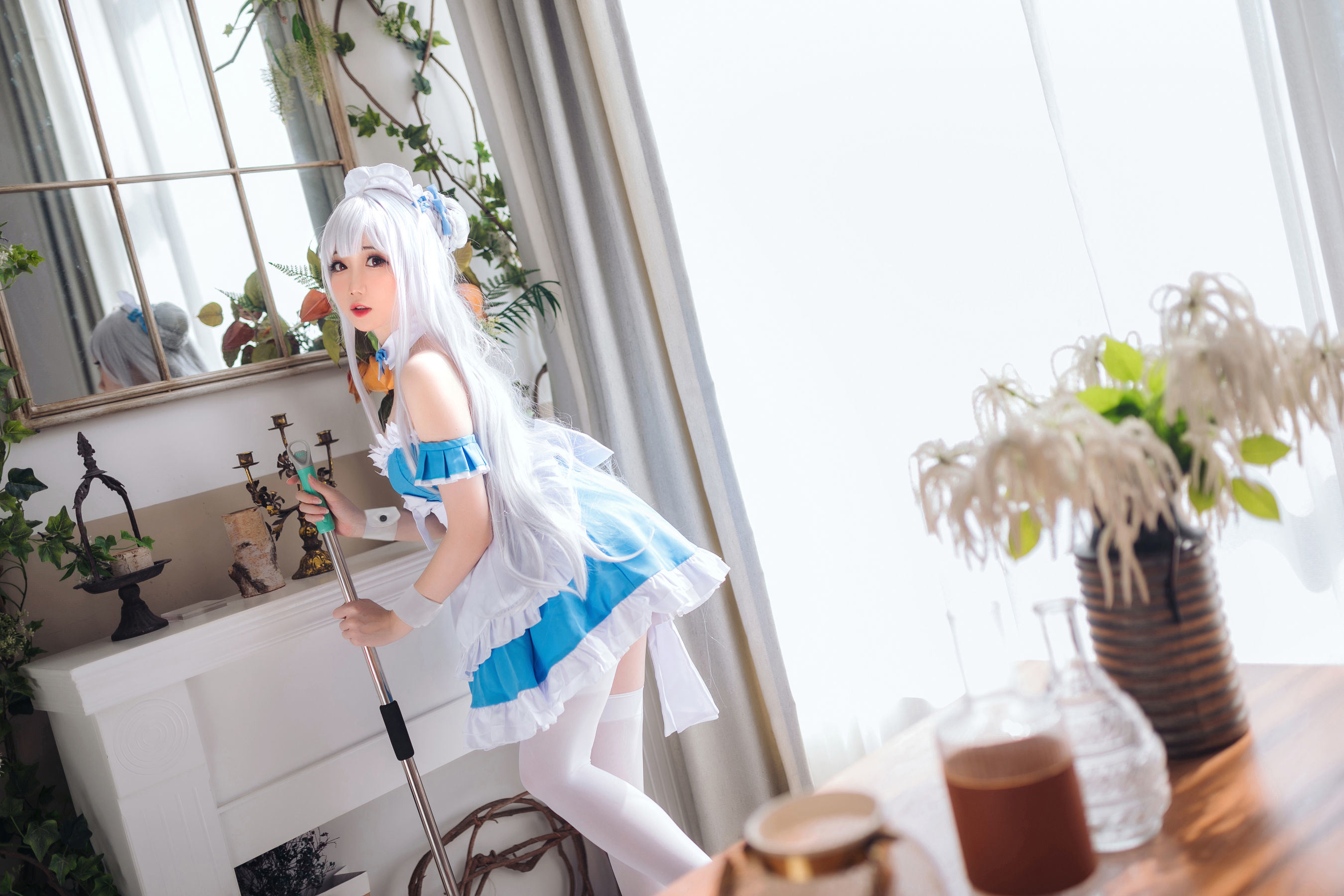 ภาพถ่ายเน็ตไอดอล COSER] เมิ่นเมิ่นถ่าน - เซี่ยวเทียนเอ๋อ นู๋ผู