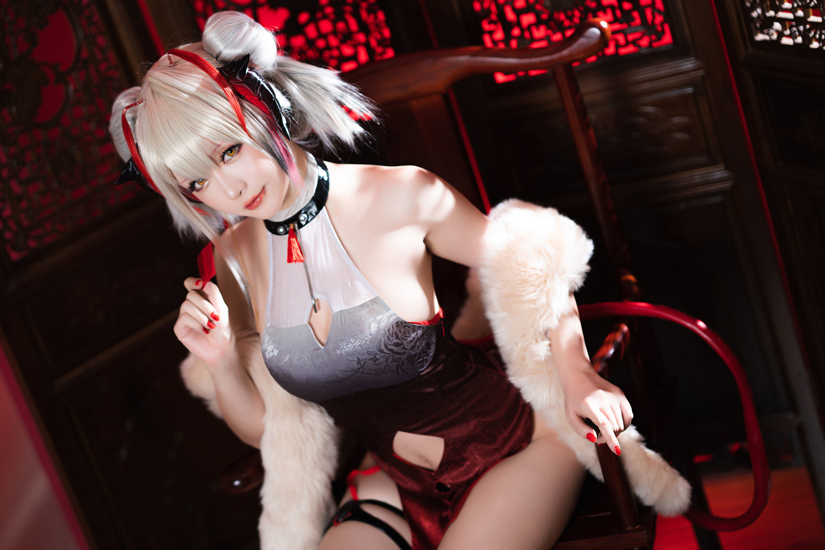 Internet Celebrity COSER Photobook] COSER Miss Xing Zhi Chi Chi - W- Doujin Qipao