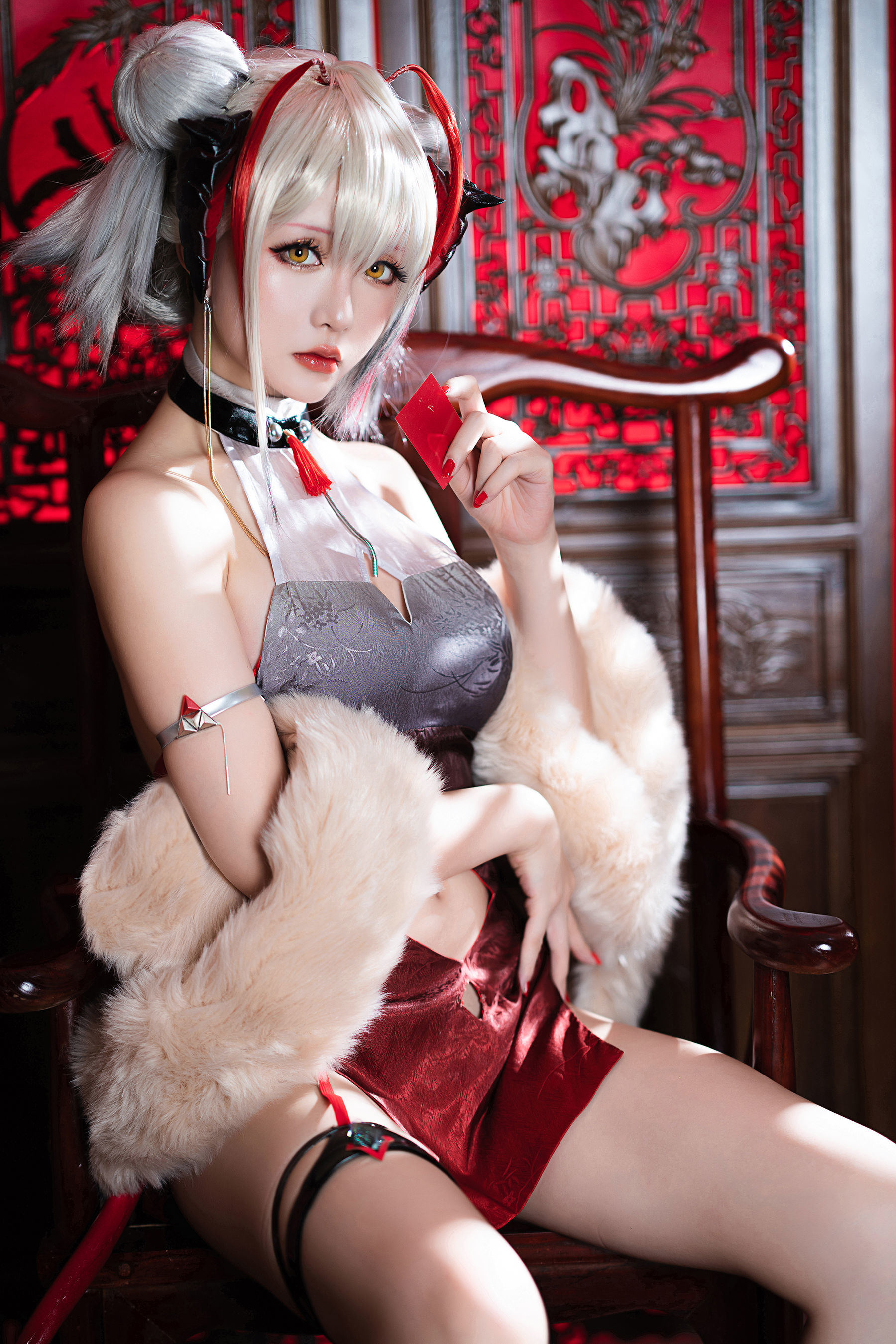 Internet Celebrity COSER Photobook] COSER Miss Xing Zhi Chi Chi - W- Doujin Qipao