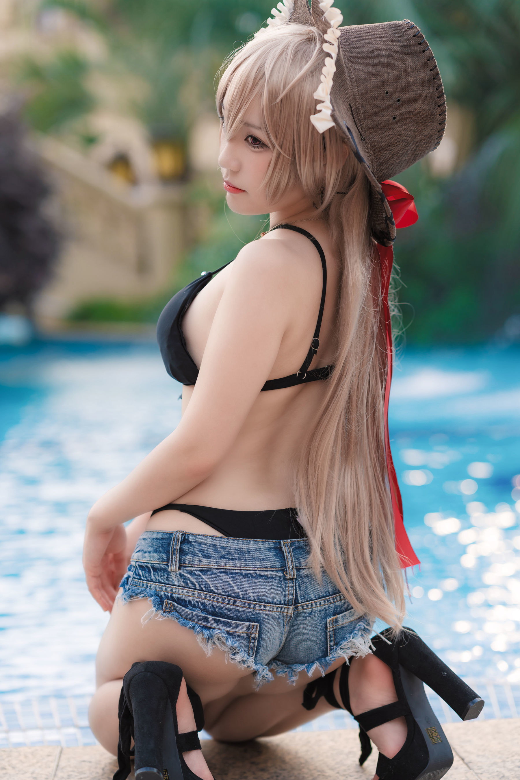 왕홍 COSER 사진] 애니메이션 블로거 마임 미미 - 아줄 레인 장 바르