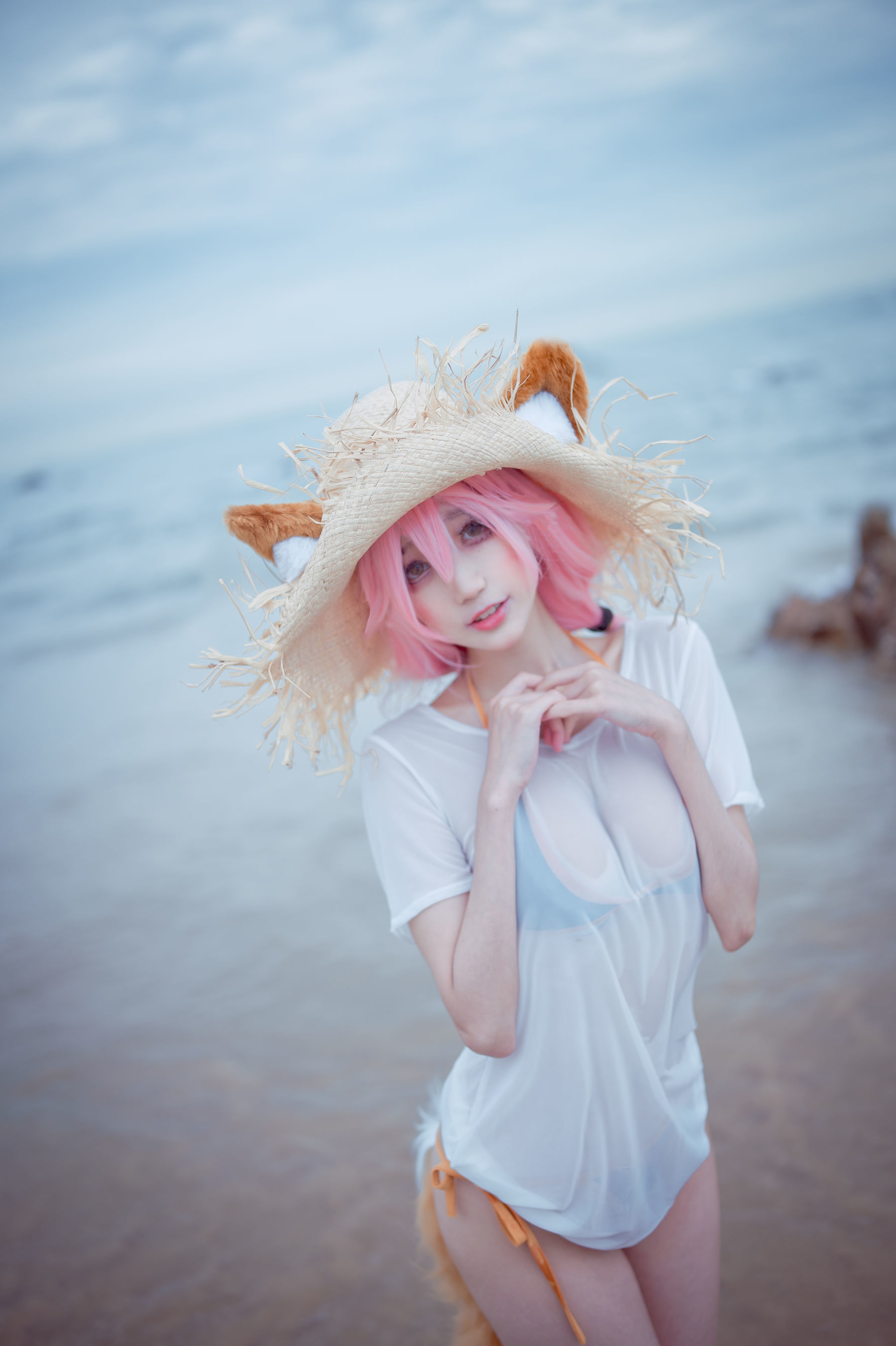 Ảnh COSER của netizen] Chu Kỷ là Thỏ Dễ Thương - Tiểu Ngọc Đồ Bơi