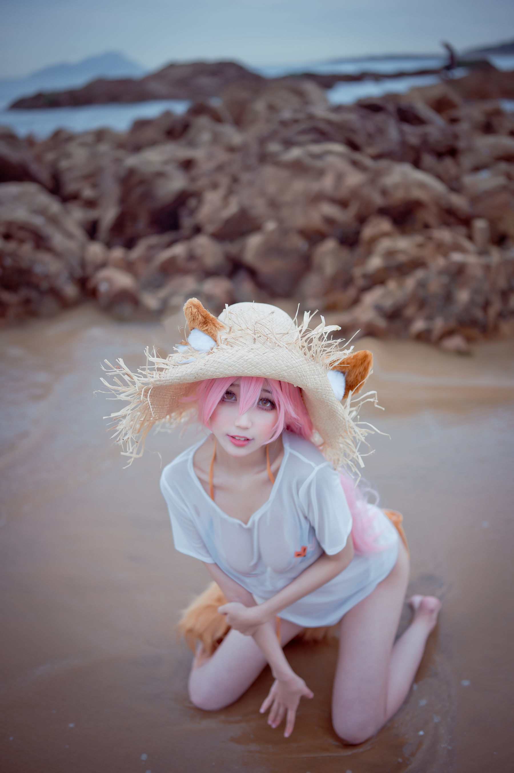 Ảnh COSER của netizen] Chu Kỷ là Thỏ Dễ Thương - Tiểu Ngọc Đồ Bơi