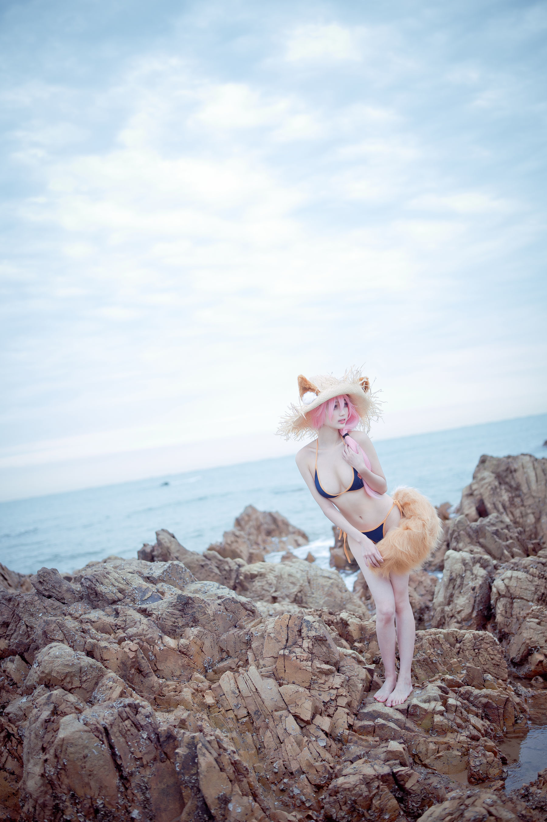 Ảnh COSER của netizen] Chu Kỷ là Thỏ Dễ Thương - Tiểu Ngọc Đồ Bơi