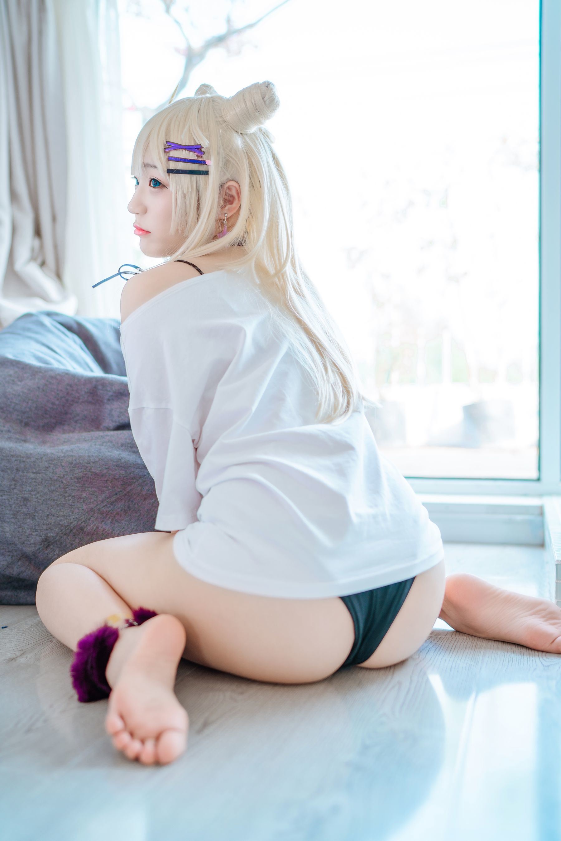 網紅COSER寫真] 動漫博主米姆彌美 - 少女前線 AA-12 無煙棒棒糖