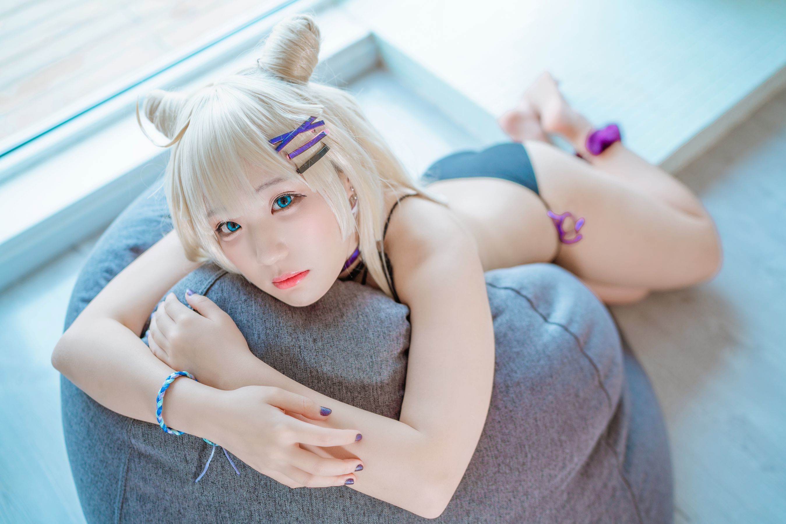 Ảnh chụp COSER Ngôi sao Mạng] Blogger Anime Mime Mimi - Girls' Frontline AA-12 Kẹo que không khói