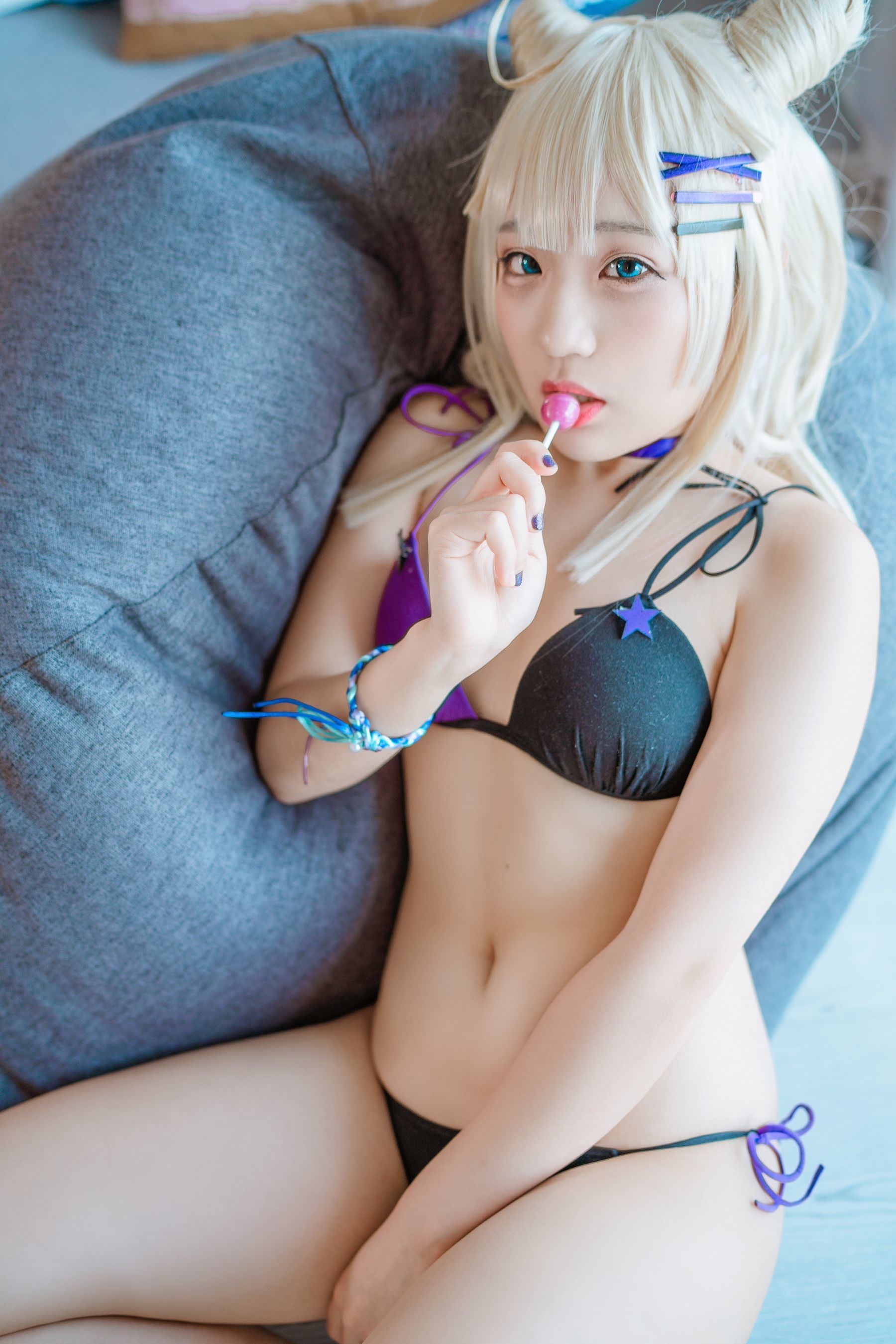 Ảnh chụp COSER Ngôi sao Mạng] Blogger Anime Mime Mimi - Girls' Frontline AA-12 Kẹo que không khói