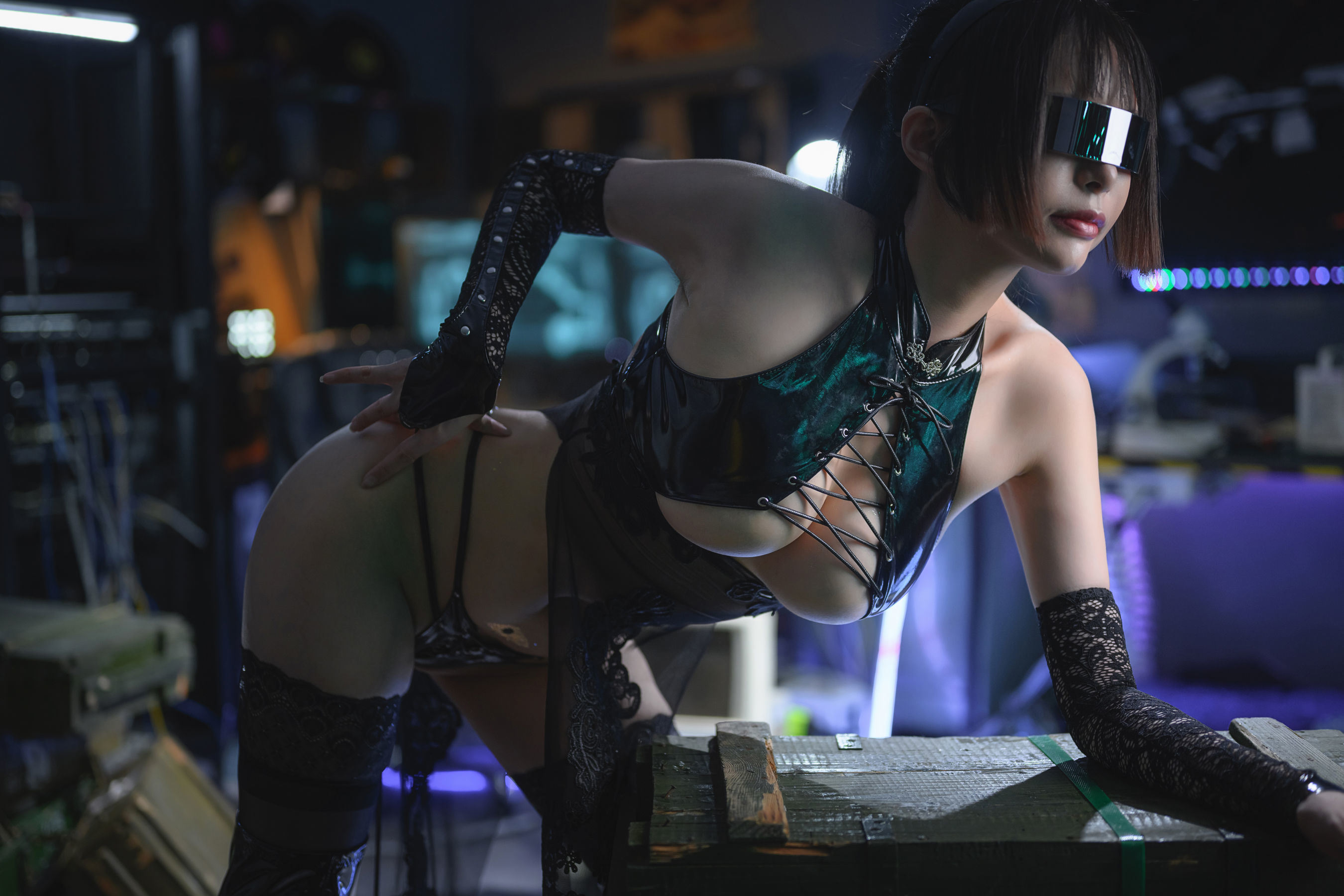 ネット有名人COSER写真] アキとコーギー(シャオシャオアキアキアキ) - VR彼女(現実編)