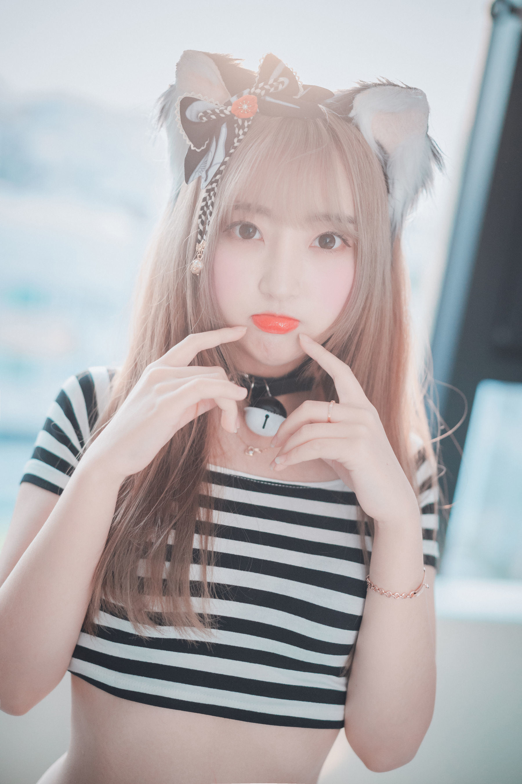 [DJAWA] Hanari - Catgirl in Stripes