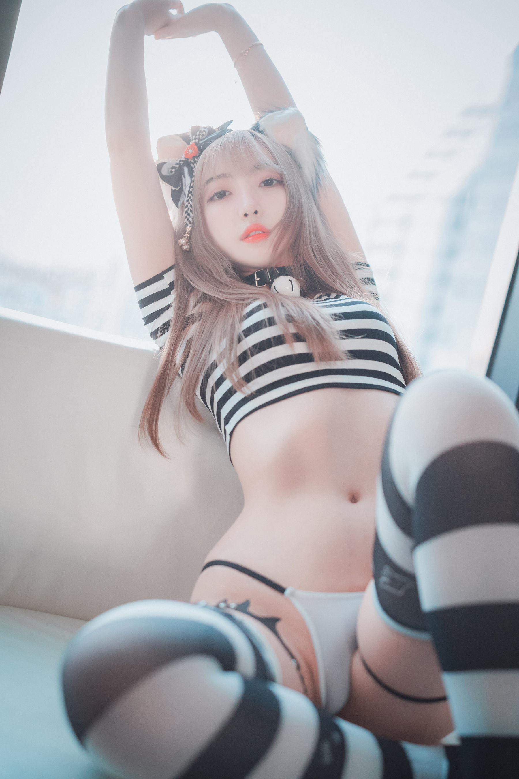 [DJAWA] Hanari - Catgirl in Stripes