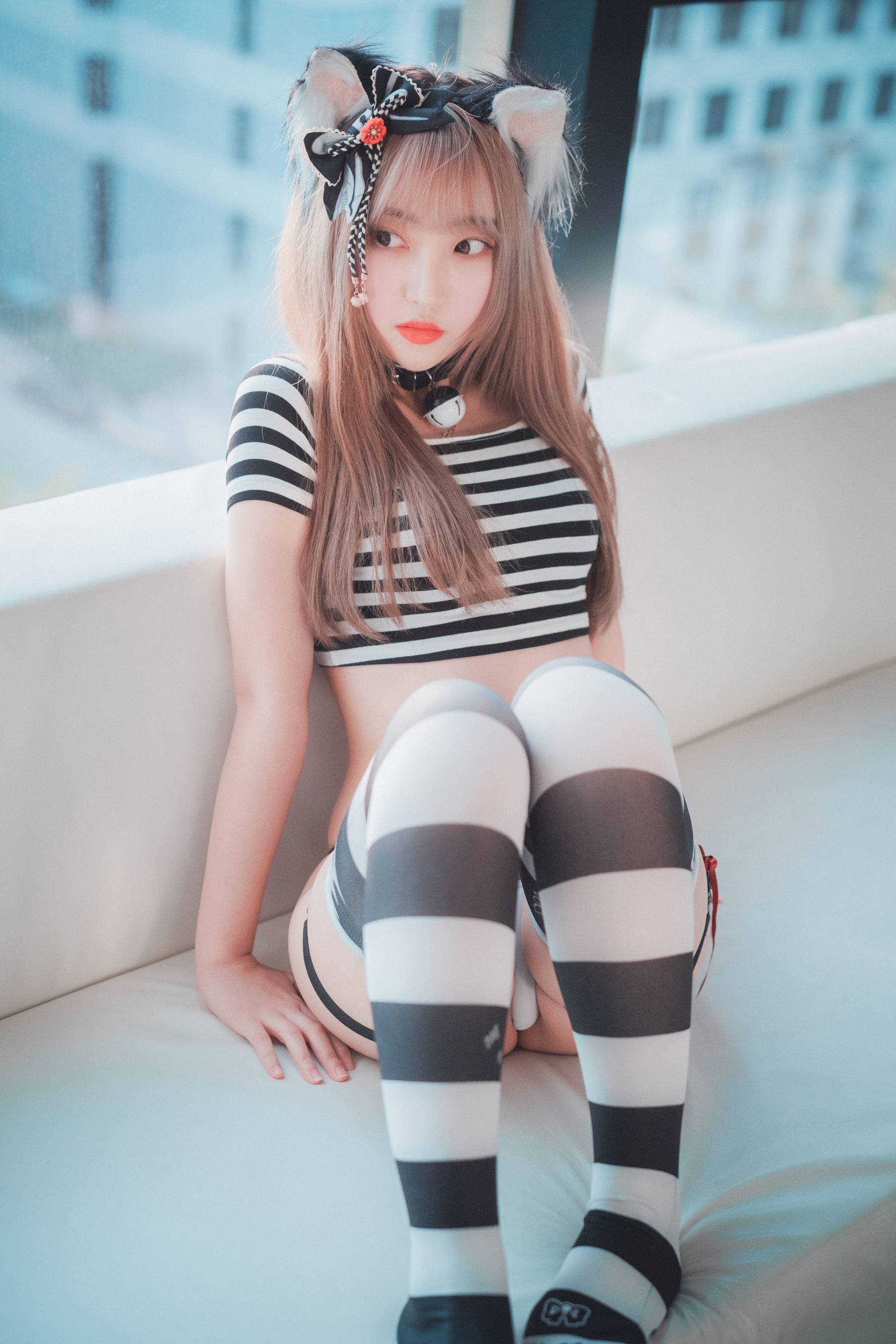 [DJAWA] Hanari - Catgirl in Stripes
