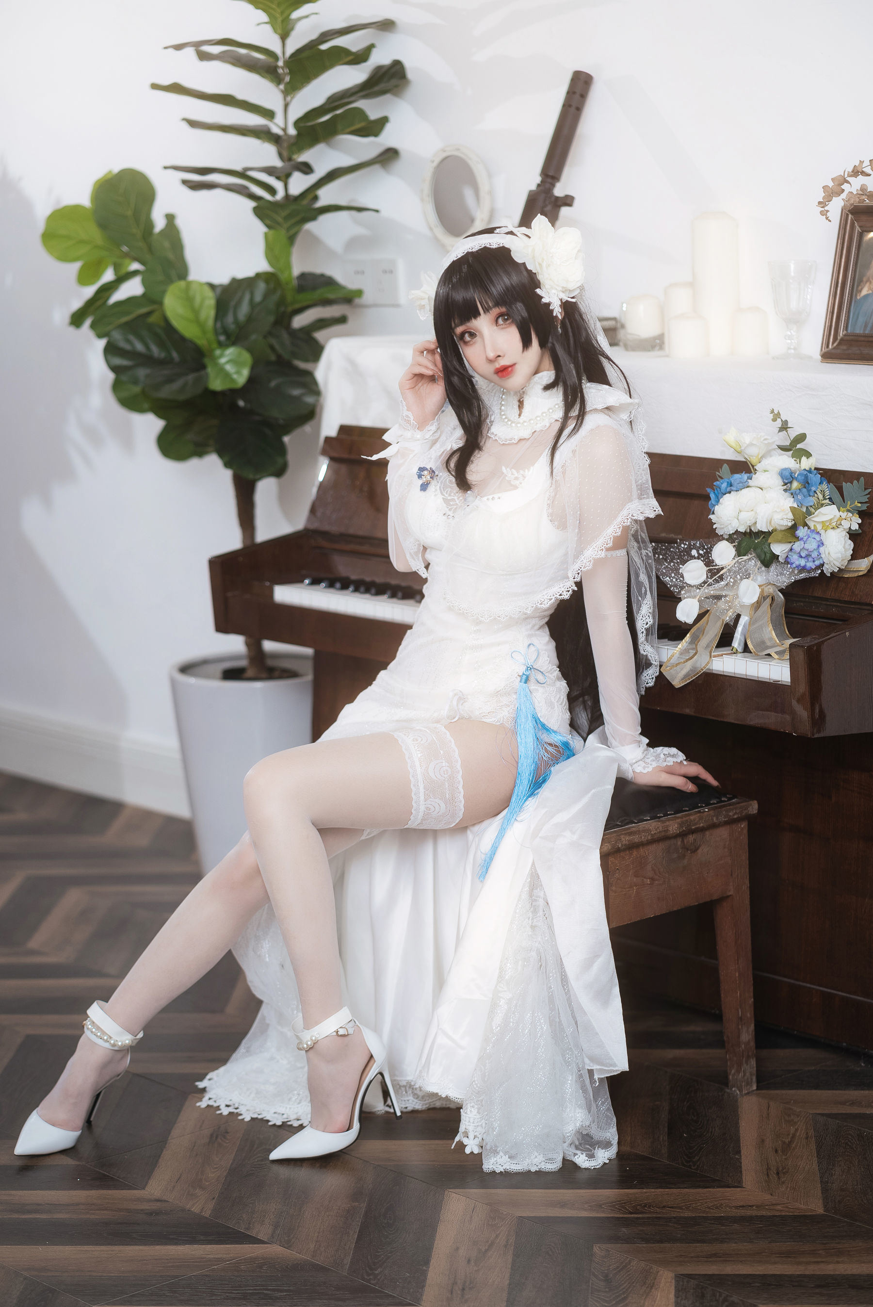 網紅COSER寫真] COS福利rioko涼涼子 - 95花嫁