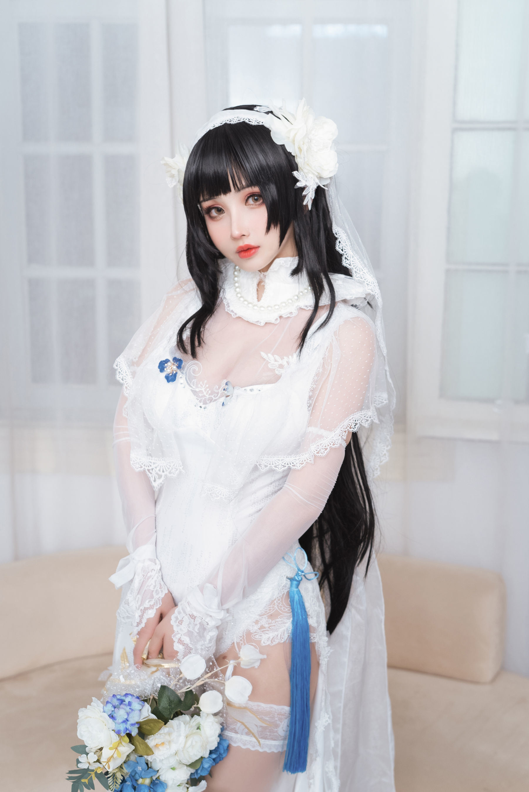 [网红COSER写真] COS福利rioko凉凉子 - 95花嫁