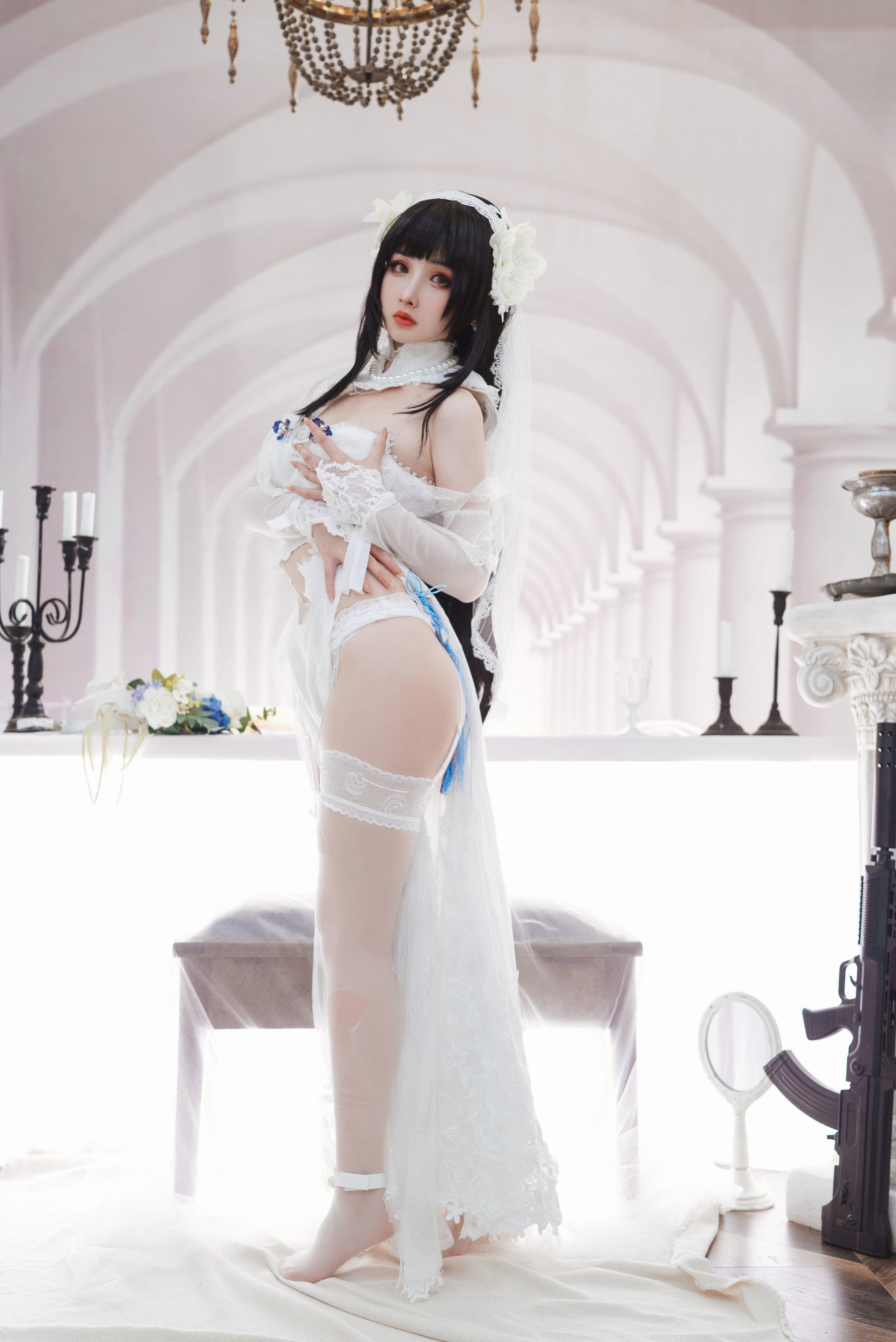 Ảnh chân dung Coser nổi tiếng] COS phúc lợi Rioko Lương Lương Tử - 95 Cô dâu
