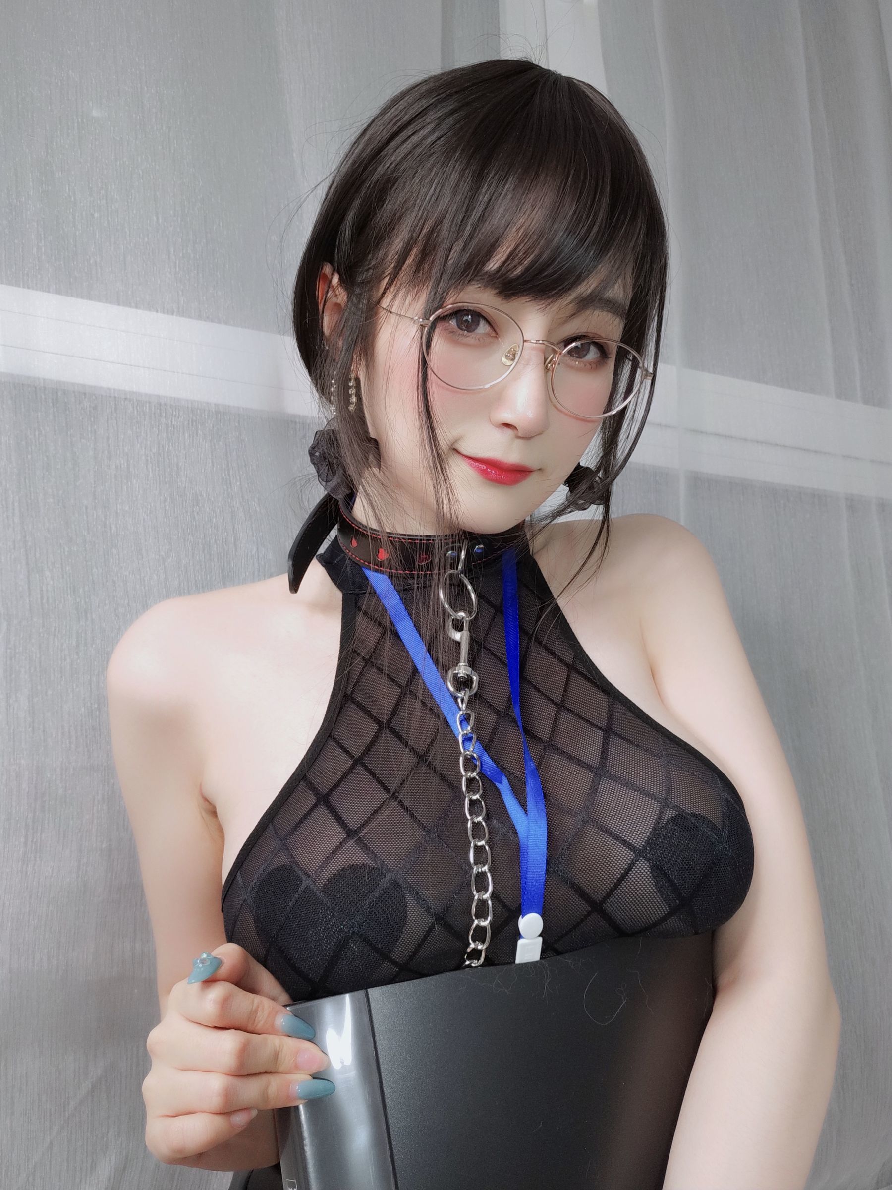 ネット有名人コスプレイヤー写真] コスプレイヤー白銀 - 黒ストッキング情趣
