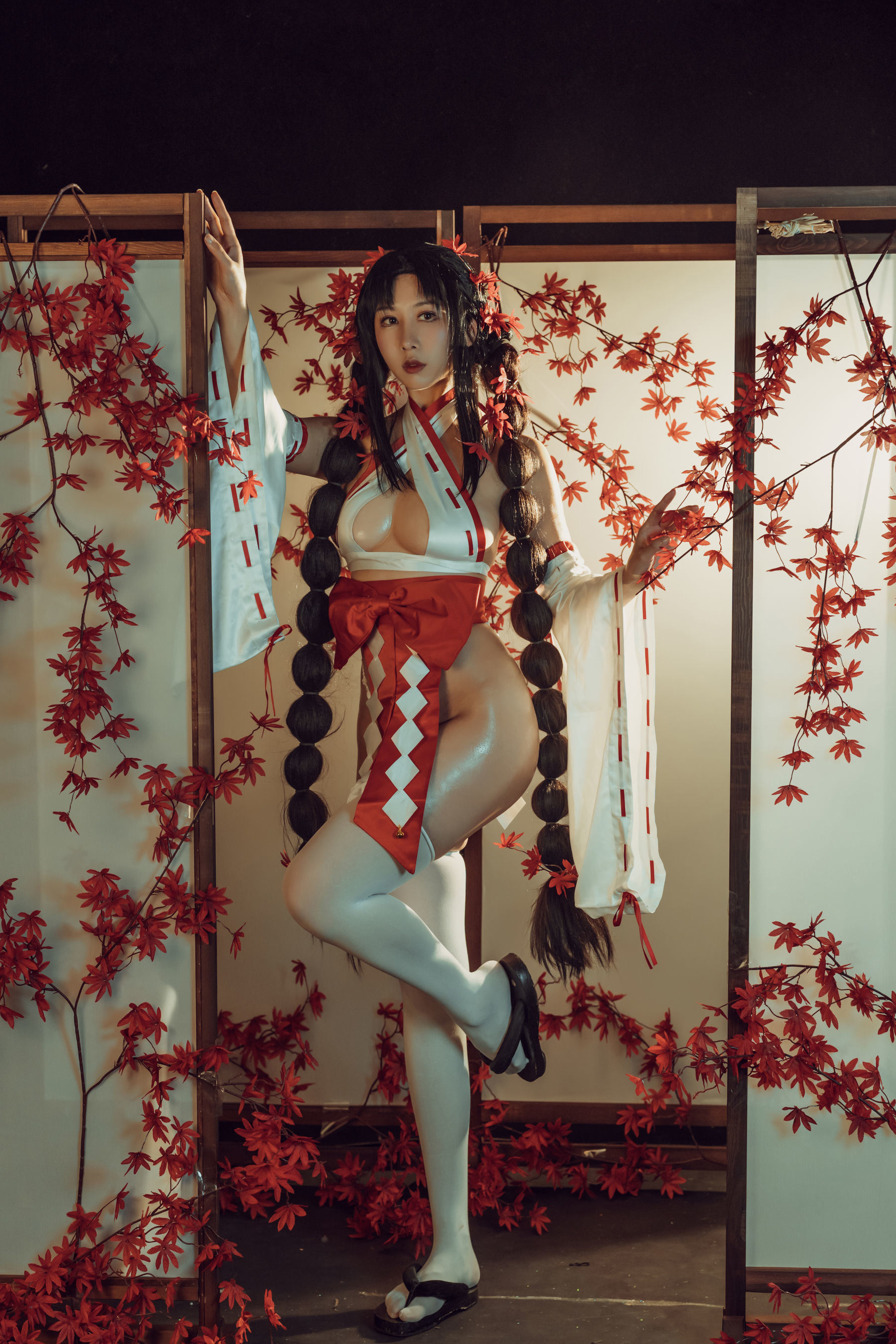 網紅COSER寫真] 雲溪溪 - 奶桃巫女