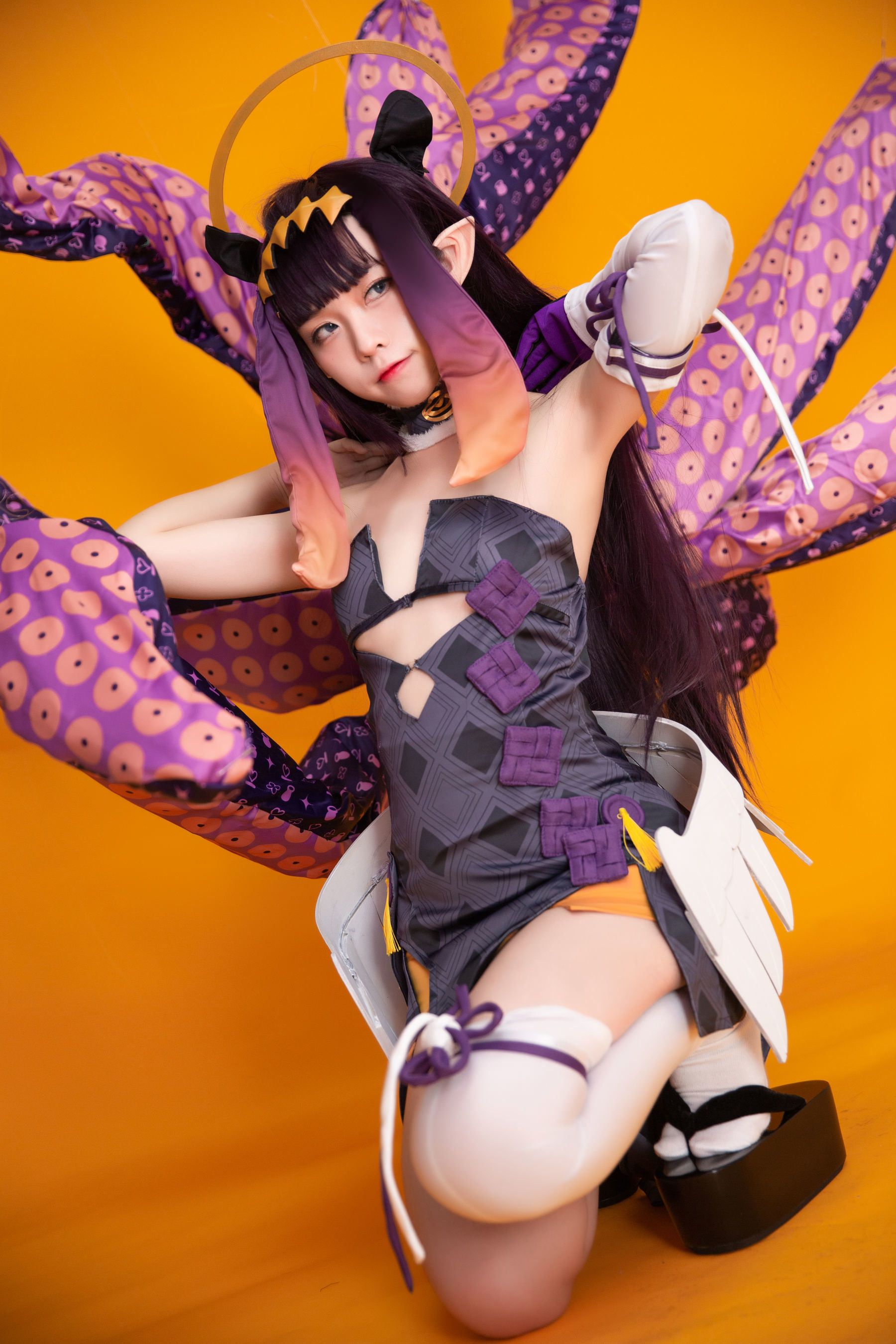 Bộ ảnh Coser nổi tiếng] Blogger anime G44 sẽ không bị thương - Yi Yinaer Qi