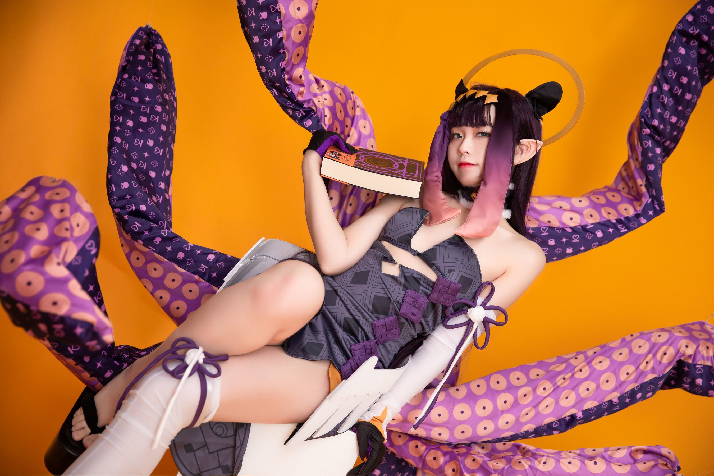 Bộ ảnh Coser nổi tiếng] Blogger anime G44 sẽ không bị thương - Yi Yinaer Qi
