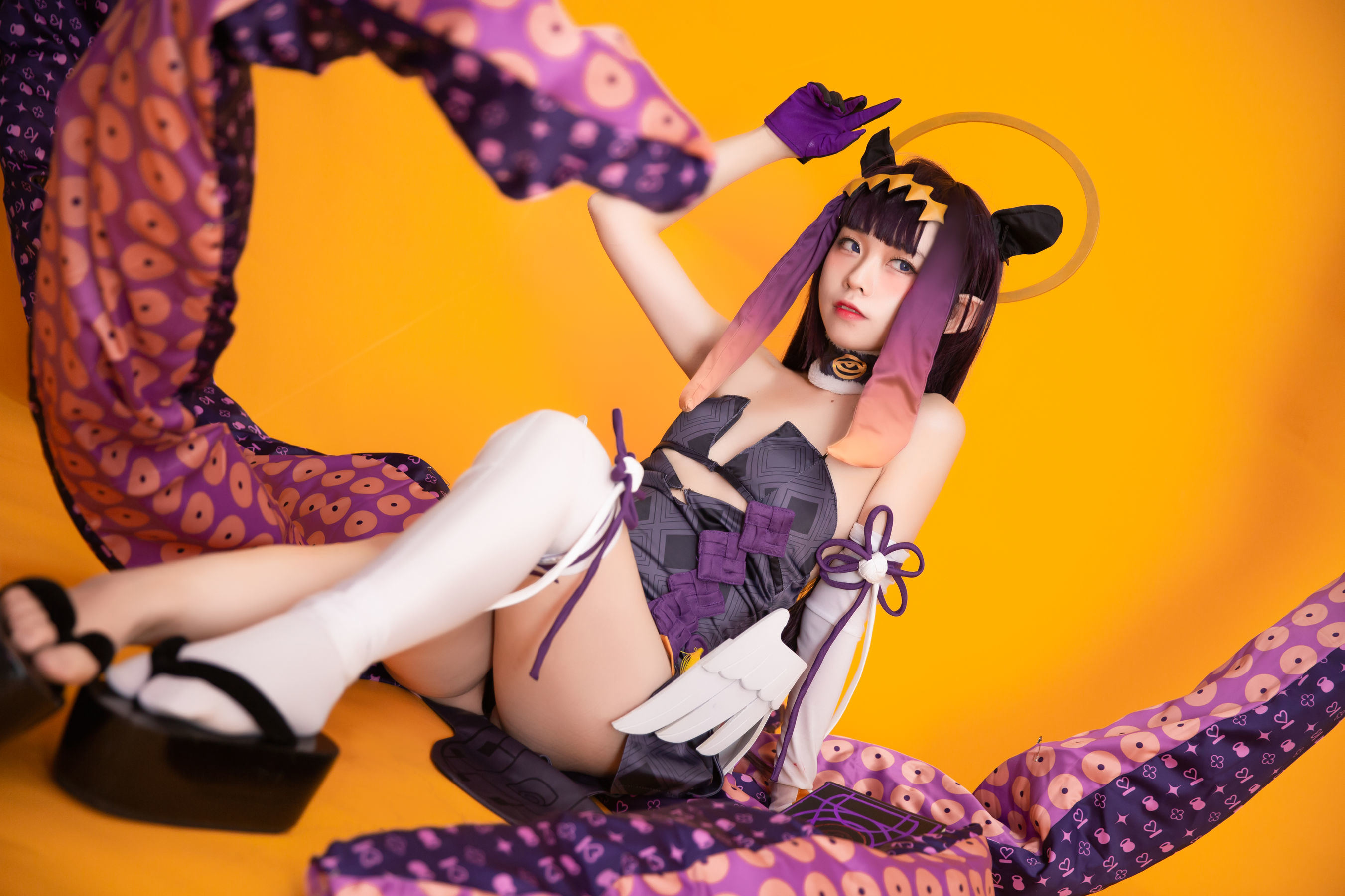 Bộ ảnh Coser nổi tiếng] Blogger anime G44 sẽ không bị thương - Yi Yinaer Qi