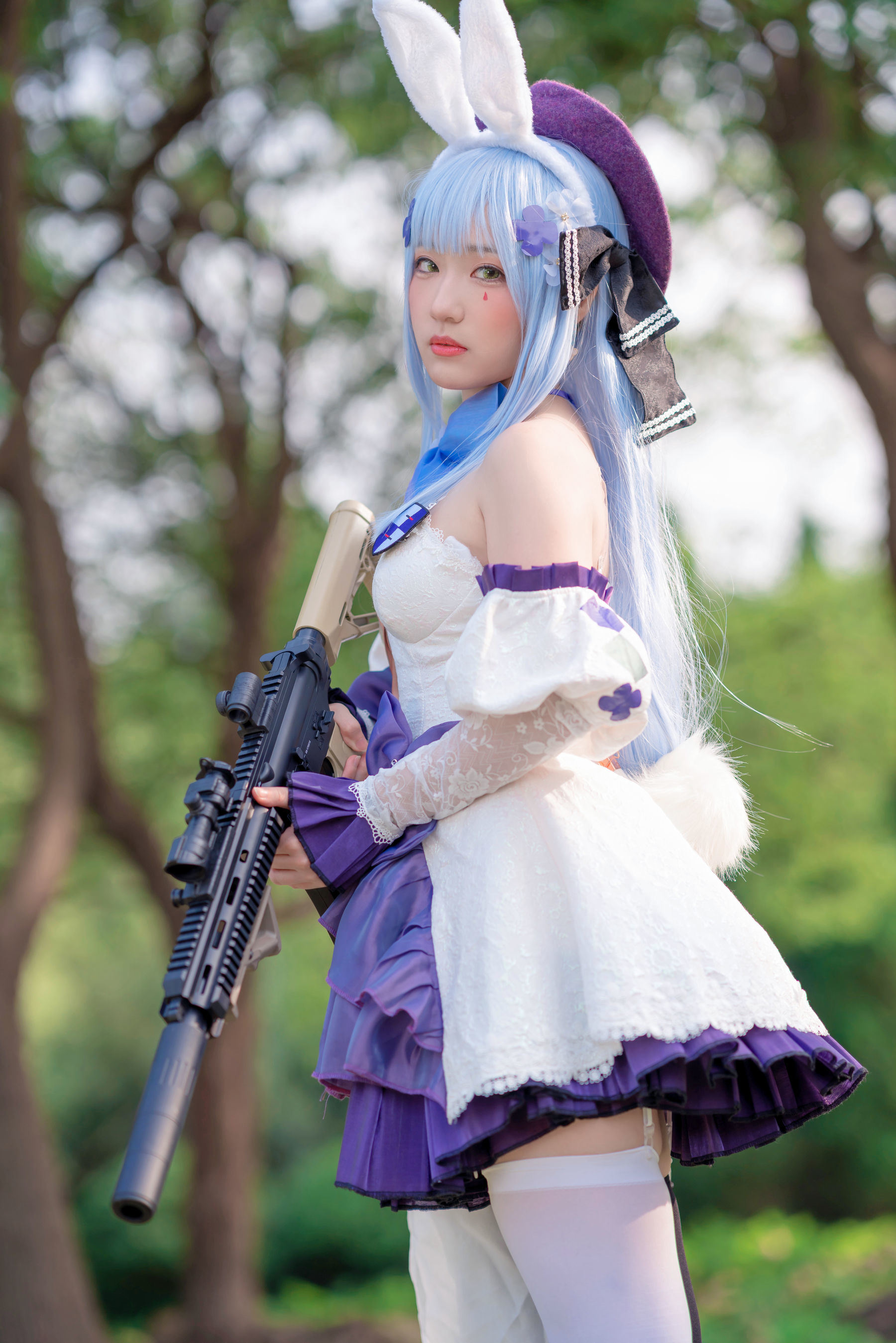 網紅COSER寫真] 動漫博主米姆彌美 - 少女前線 HK416