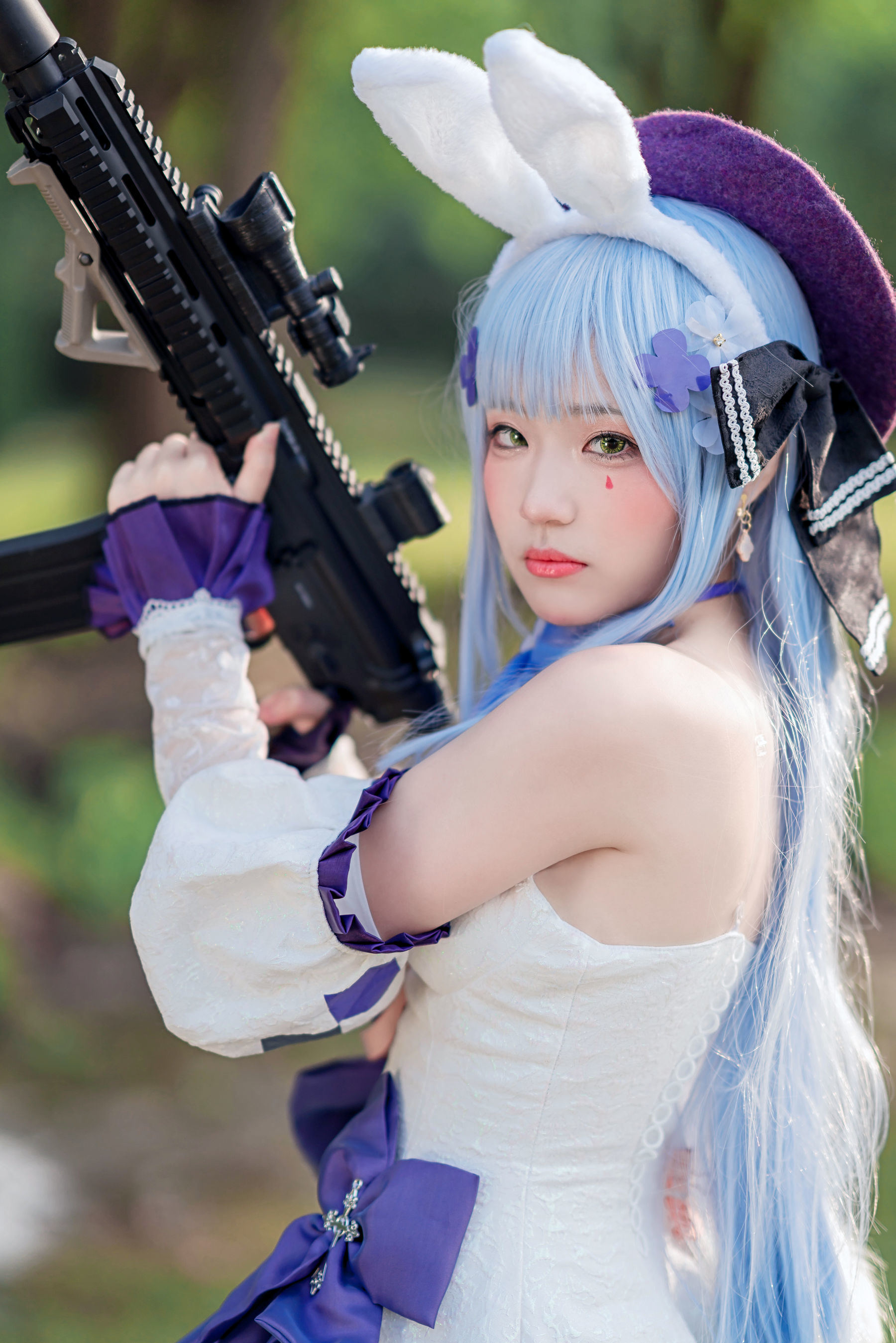 網紅COSER寫真] 動漫博主米姆彌美 - 少女前線 HK416