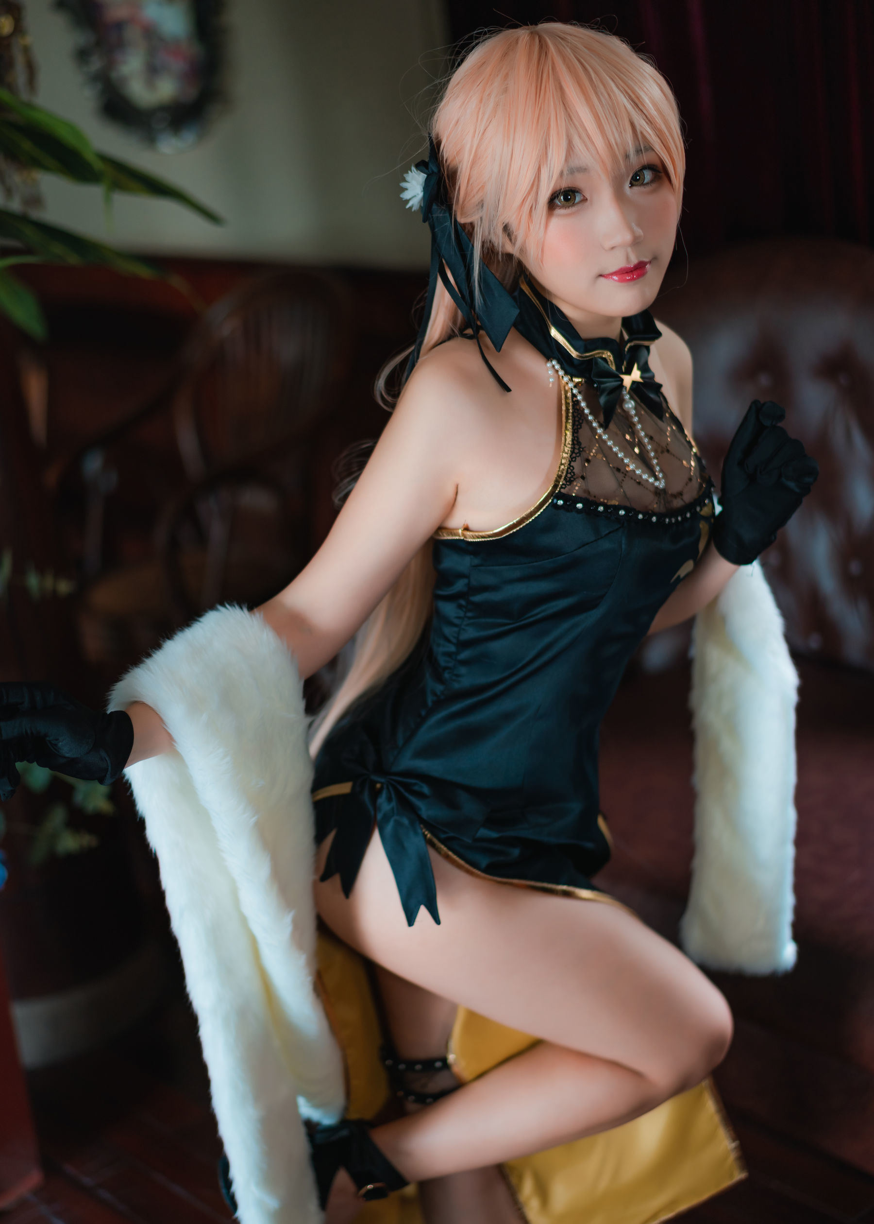 Ảnh chân dung Coser nổi tiếng mạng] Blogger anime Mime Mi Mei - Girls' Frontline OTS-14 Tử Vũ Tâm