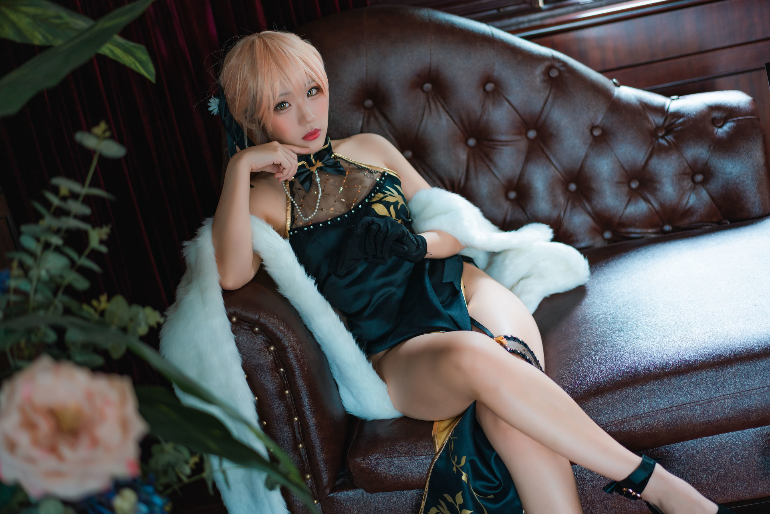 Ảnh chân dung Coser nổi tiếng mạng] Blogger anime Mime Mi Mei - Girls' Frontline OTS-14 Tử Vũ Tâm