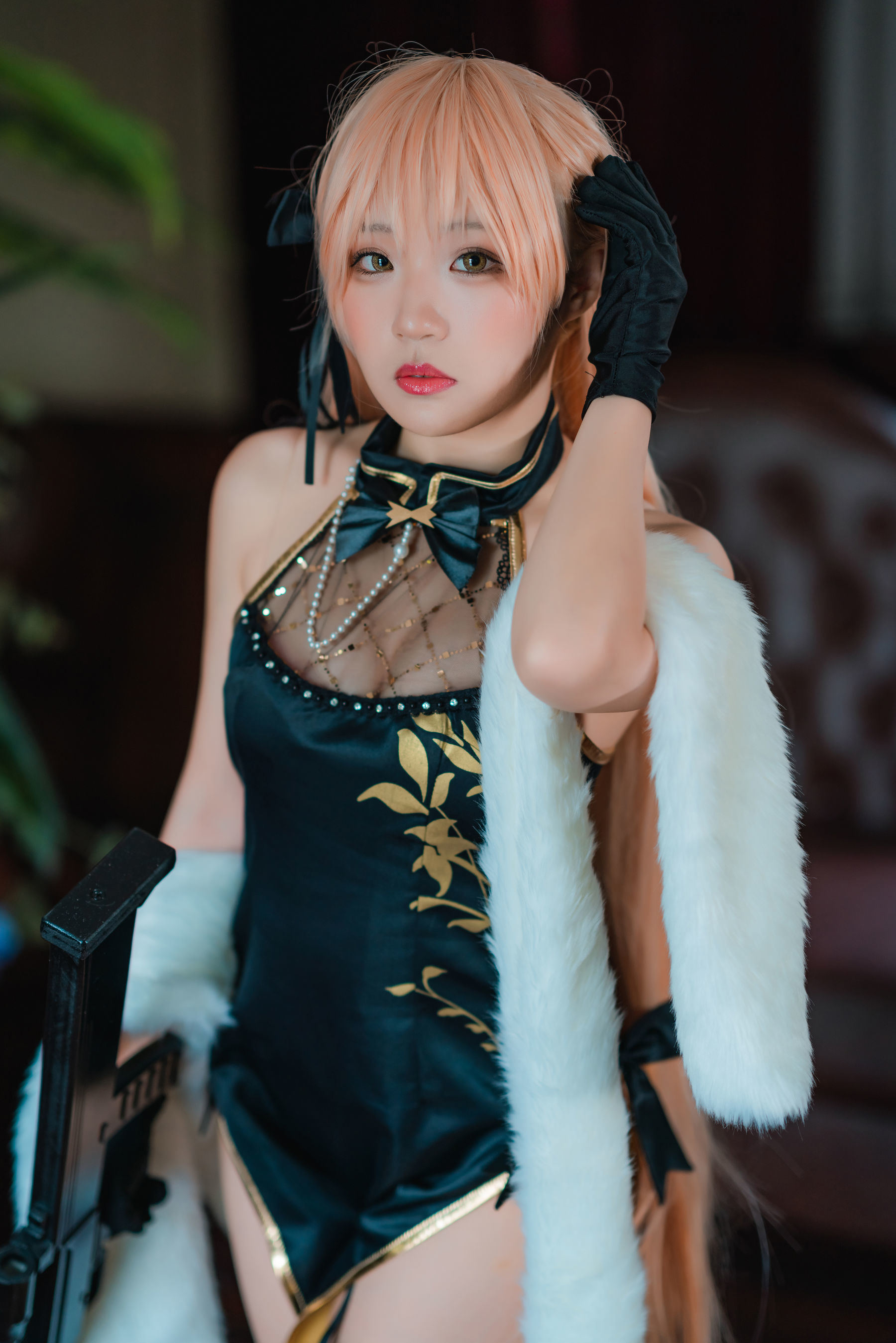 Ảnh chân dung Coser nổi tiếng mạng] Blogger anime Mime Mi Mei - Girls' Frontline OTS-14 Tử Vũ Tâm
