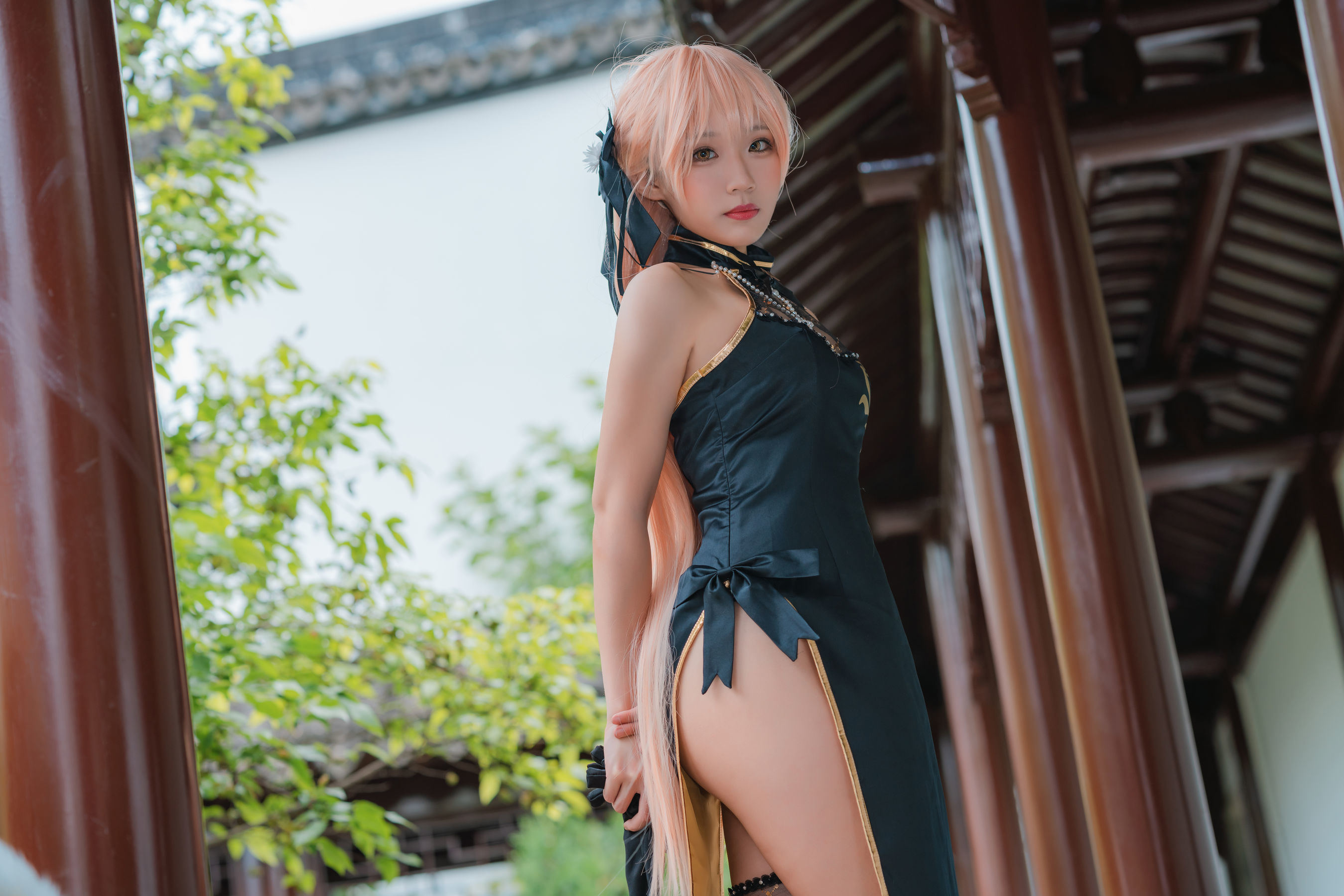 網紅COSER寫真] 動漫博主Mime彌美 - 少女前線 OTS-14 紫雨心