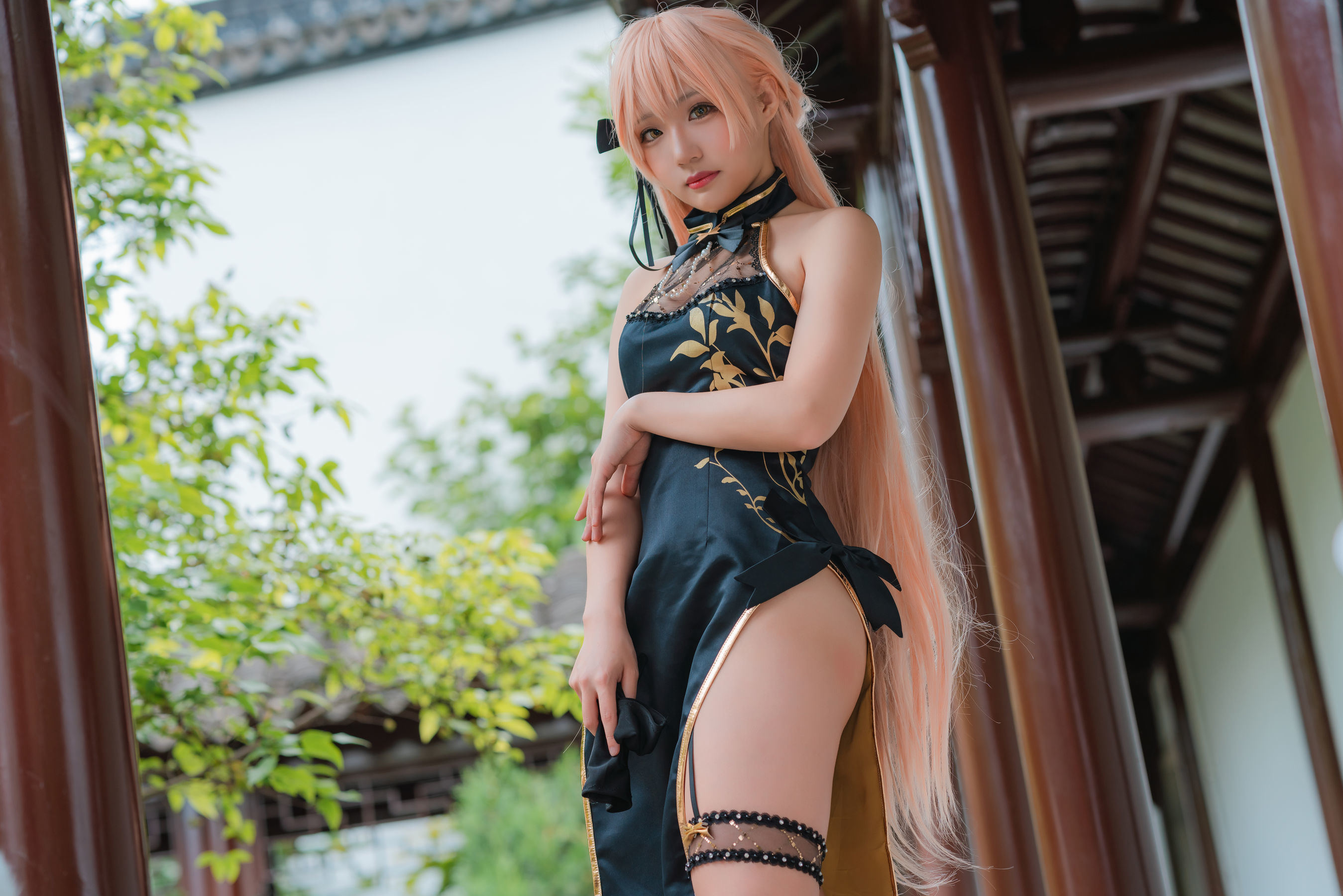 網紅COSER寫真] 動漫博主Mime彌美 - 少女前線 OTS-14 紫雨心