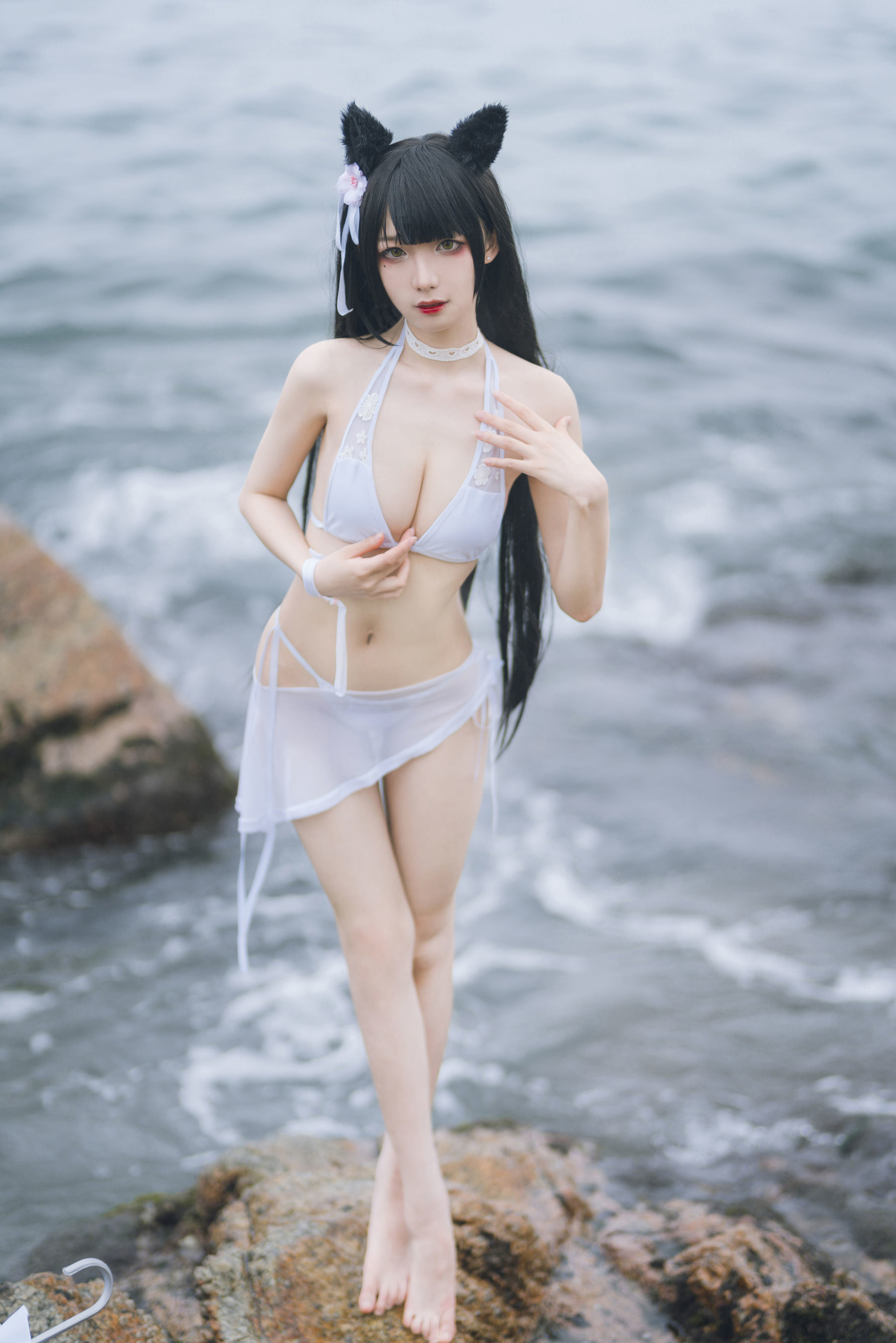 Sổ ảnh COSER Ngôi sao mạng] Blogger Anime Phong Giang Giang V - Ái Đường Áo tắm