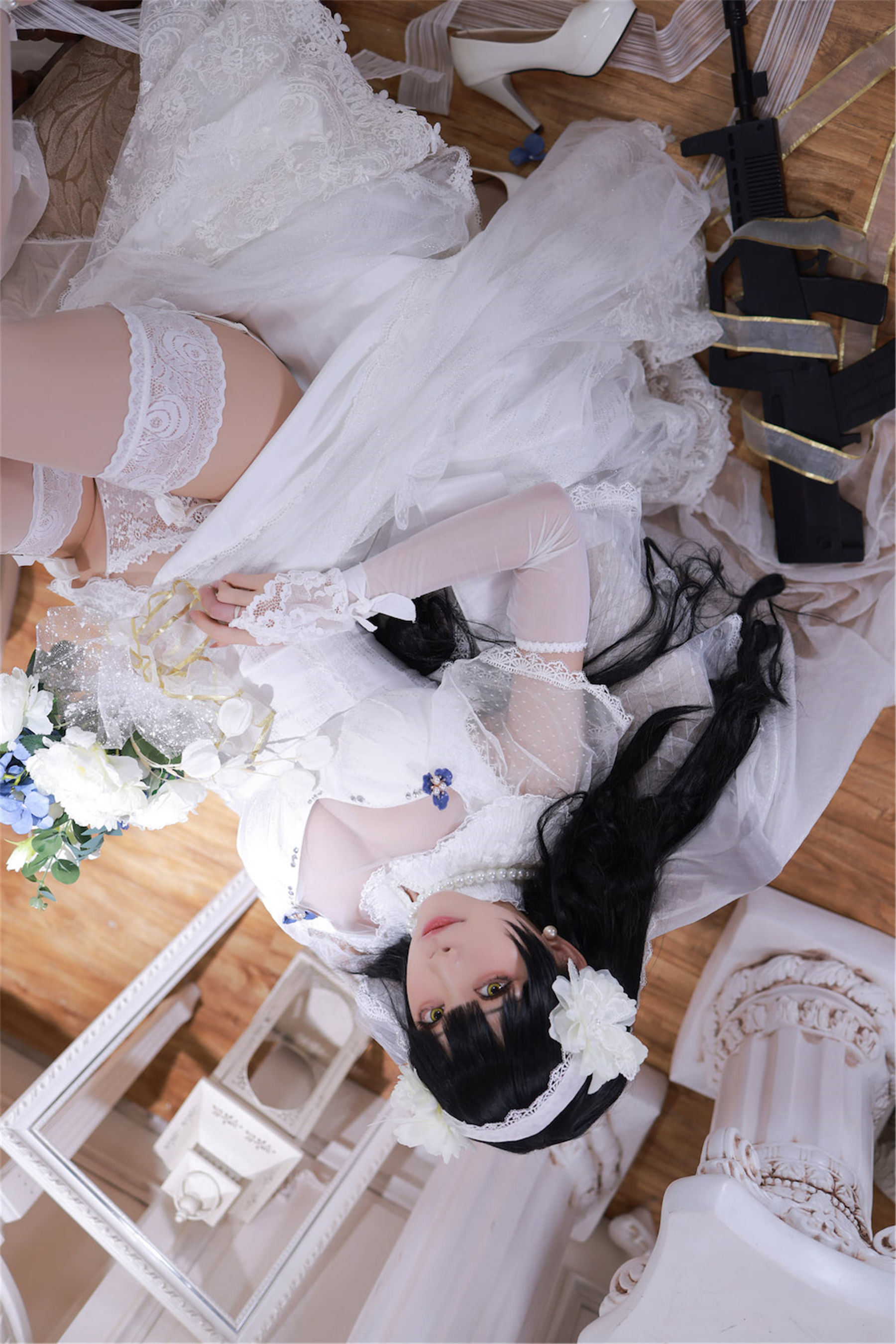 網紅COSER寫真] 動漫博主水淼阿庫 - 少女前線 OTS14 &Type95