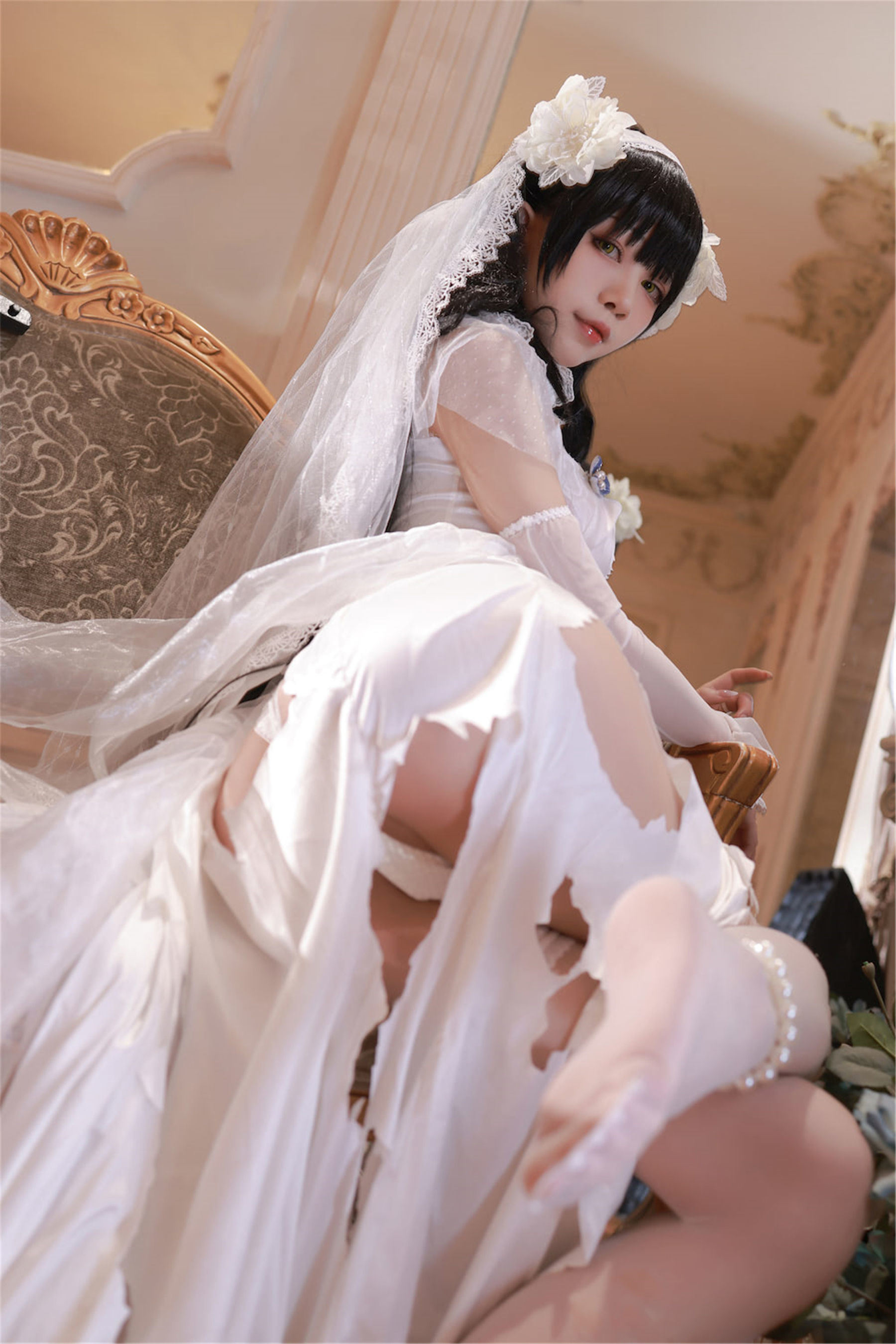Internet Celebrity Cosplayer Photobook] Anime Blogger Shuimiao Aqua - Girls' Frontline OTS14 and Type95